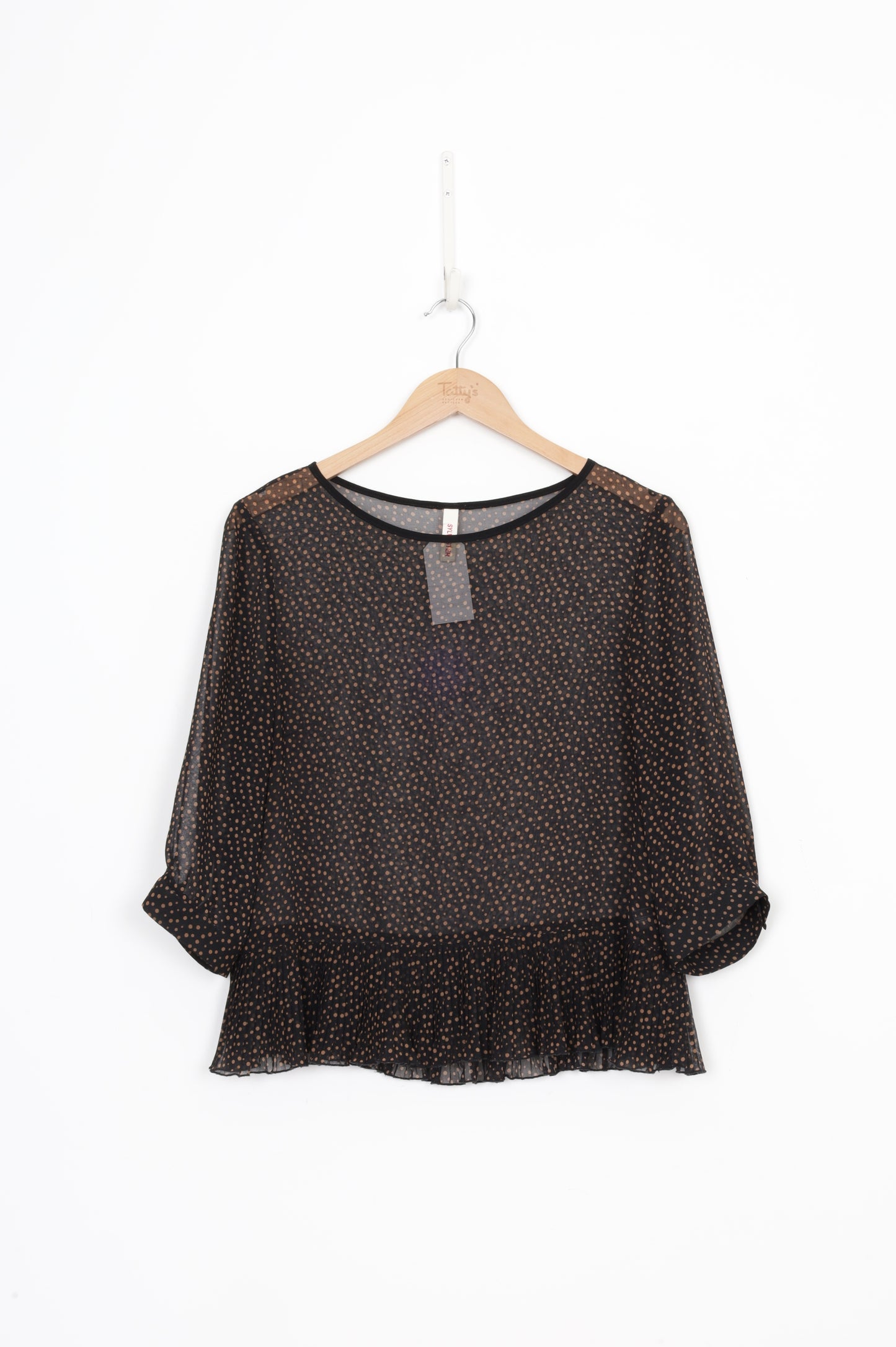 Sylvester Womens Black Top Size S