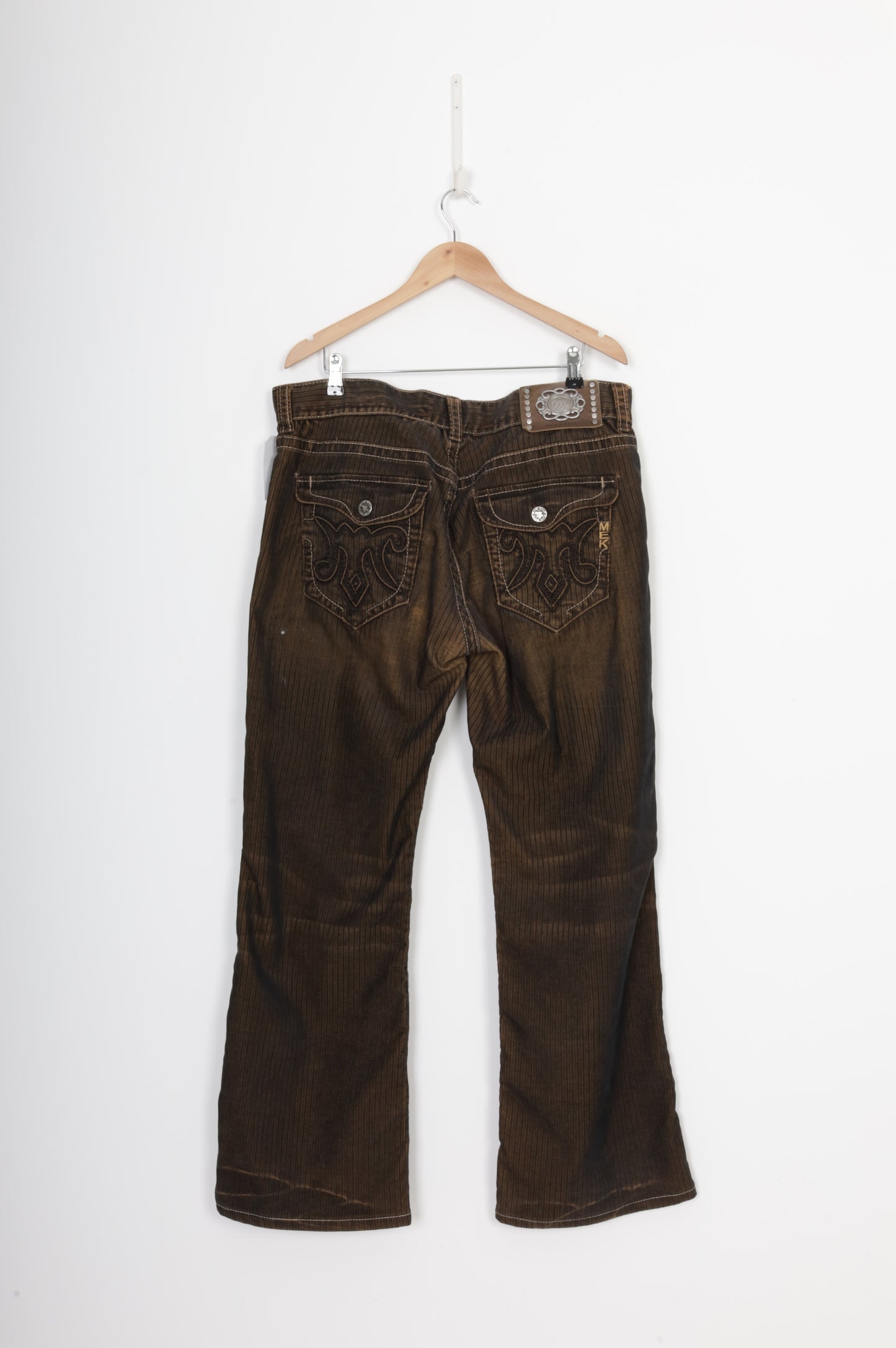 Mek Denim Unisex Brown Jeans Size W 38