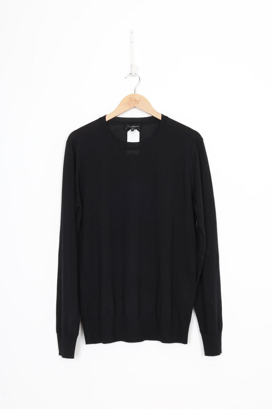 Emporio Armani Mens Black Jumper Size 54