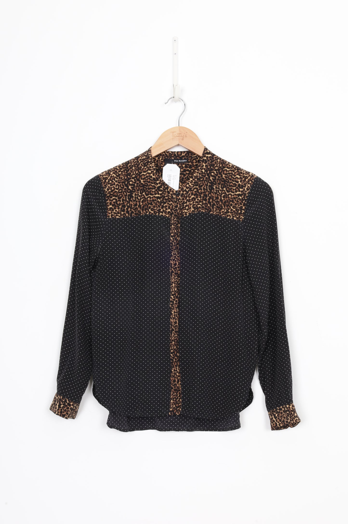 The Kooples Womens Black Shirt Size S