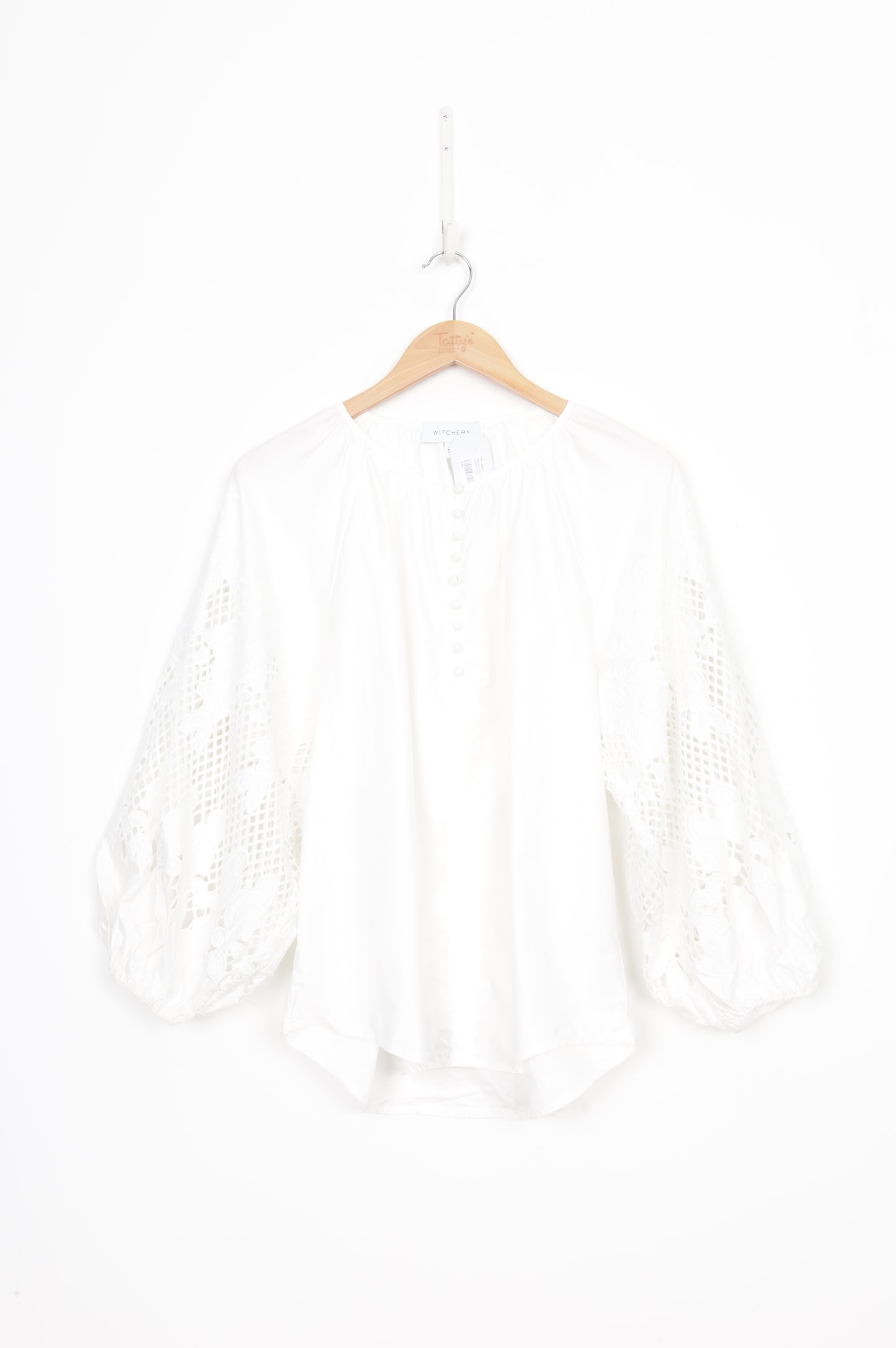 Witchery Womens White Blouse Size 14
