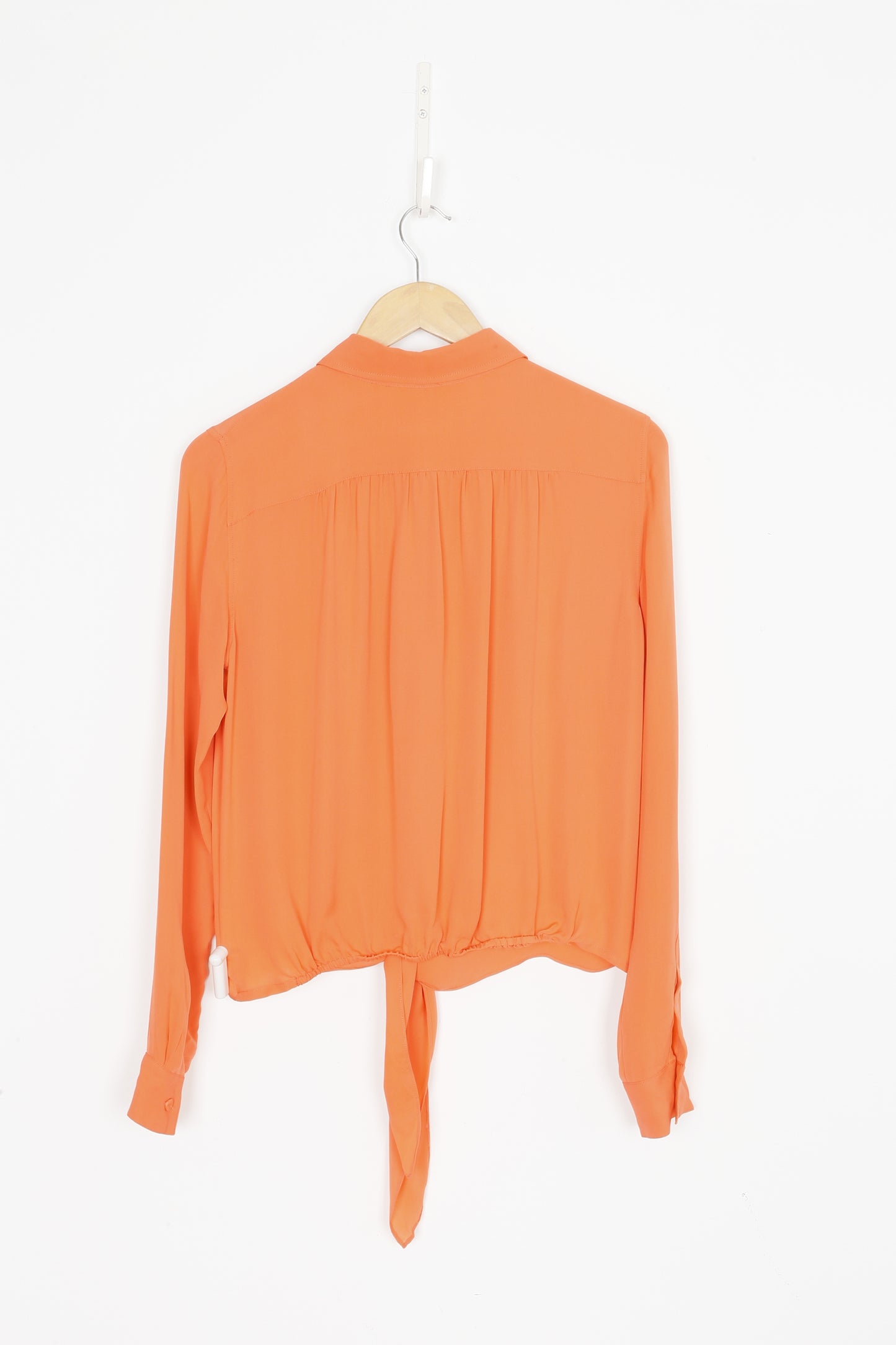 Theory Womens Orange Shirt Size M