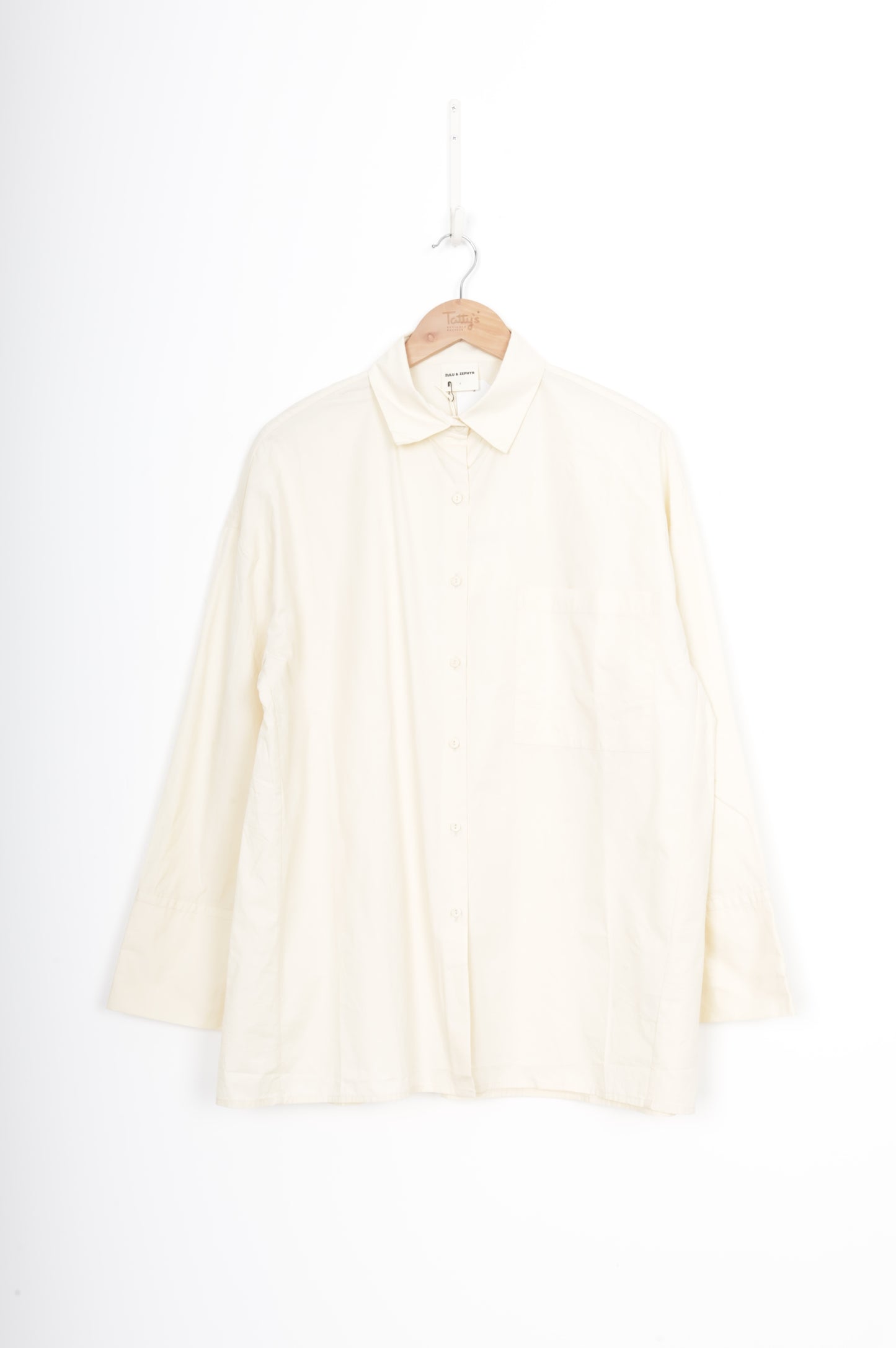 Zulu & Zephyr Womens Yellow Shirt Size S