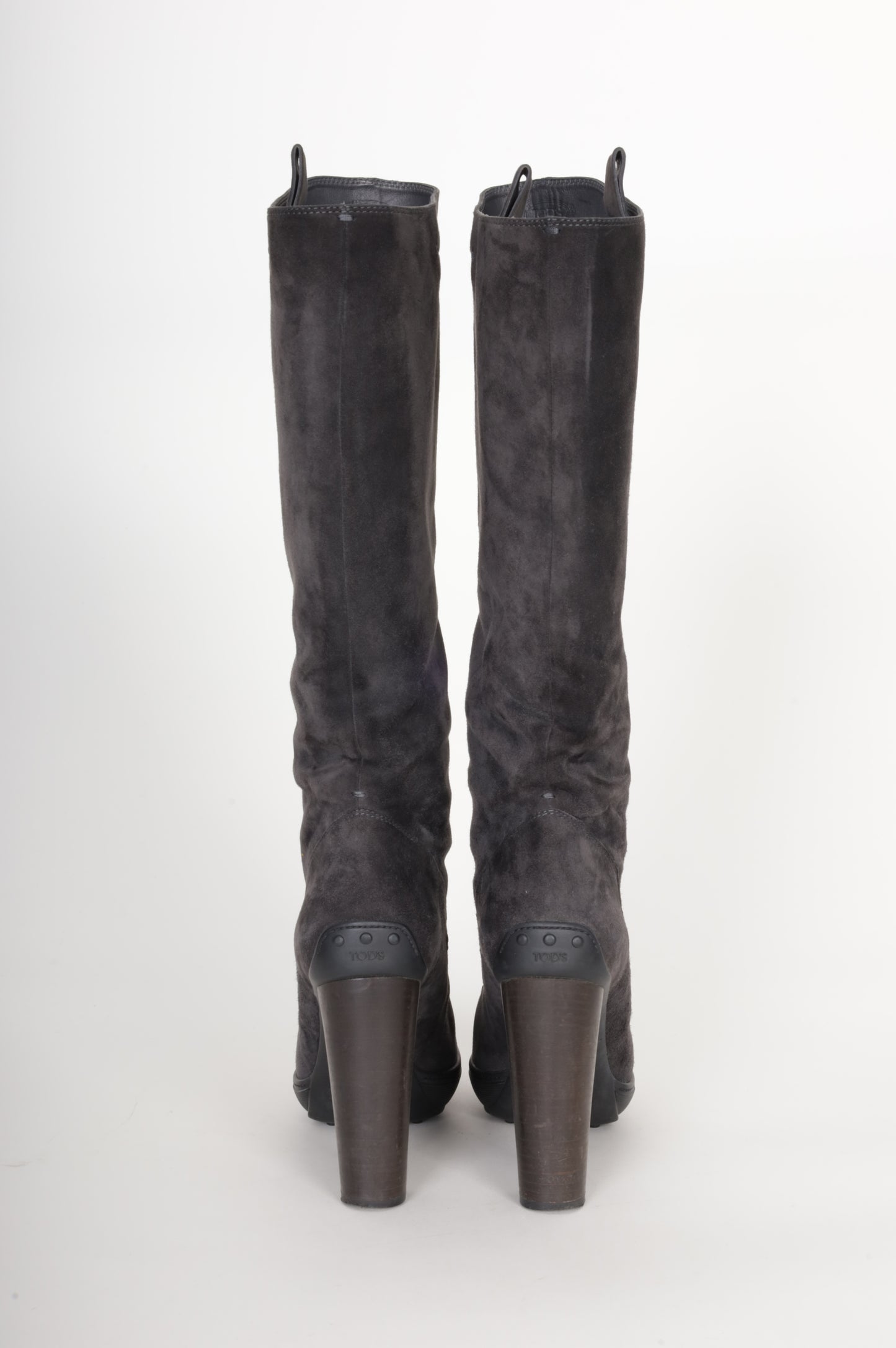 Tod's Womens Grey Boots Size EU 40