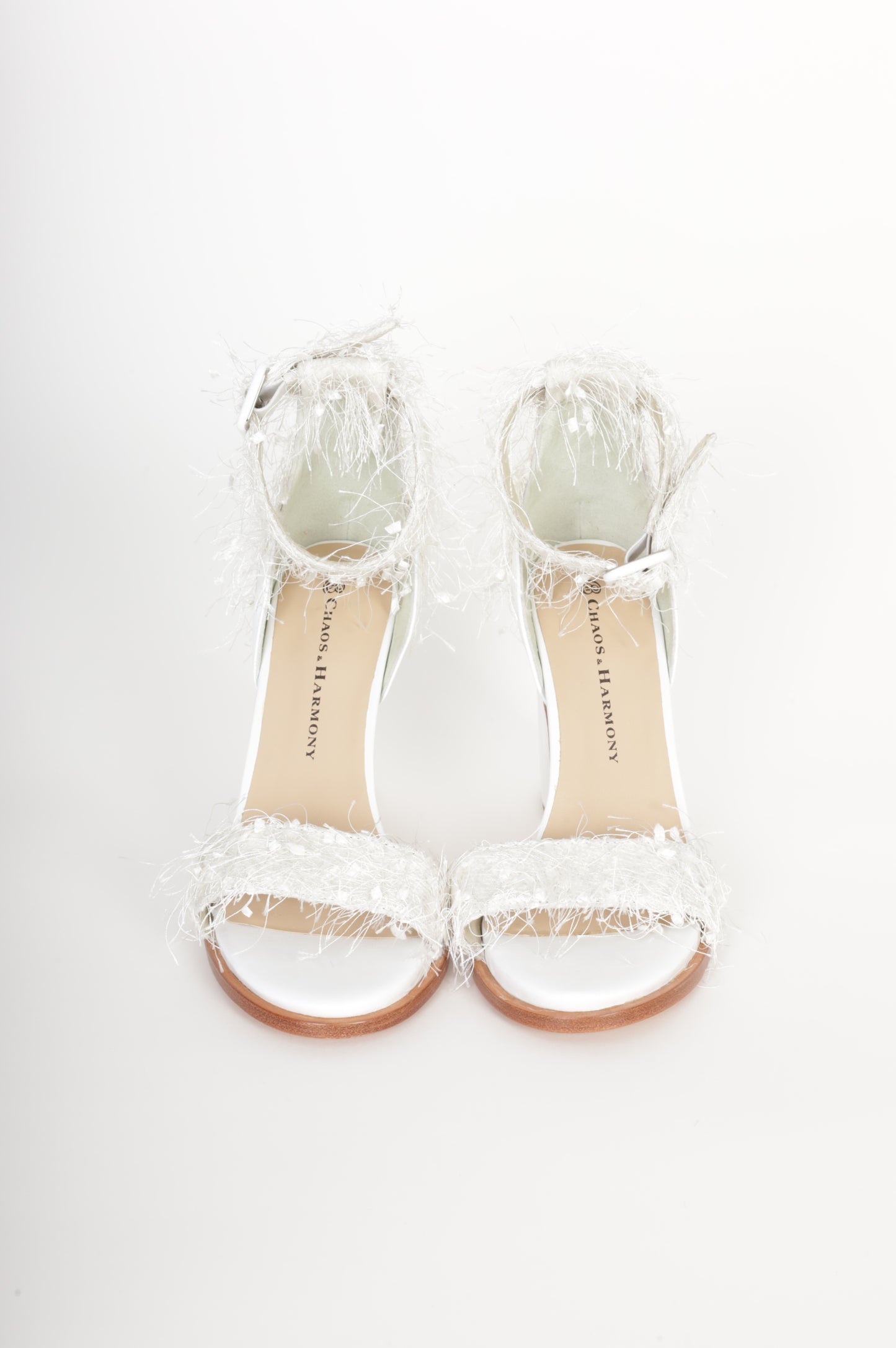 Chaos and Harmony Womens White Heels Size EU 40
