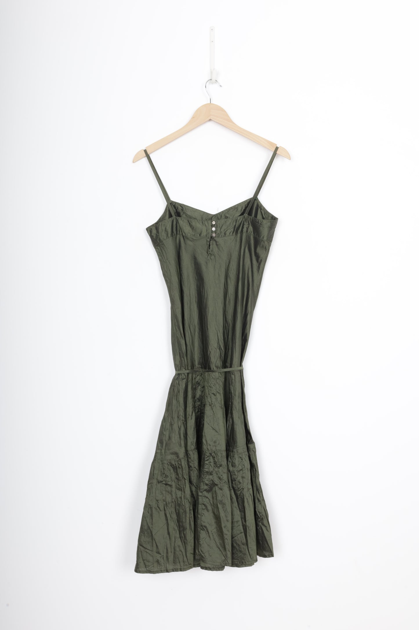 Anna Thomas Womens Green Dress Size 10
