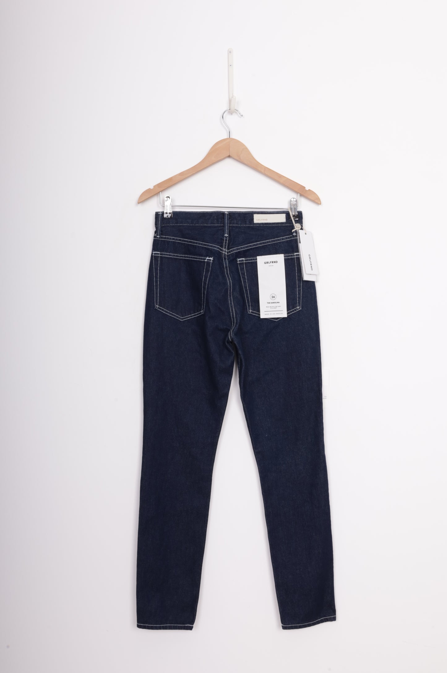 Grlfrnd Womens Blue Jeans Size W 26