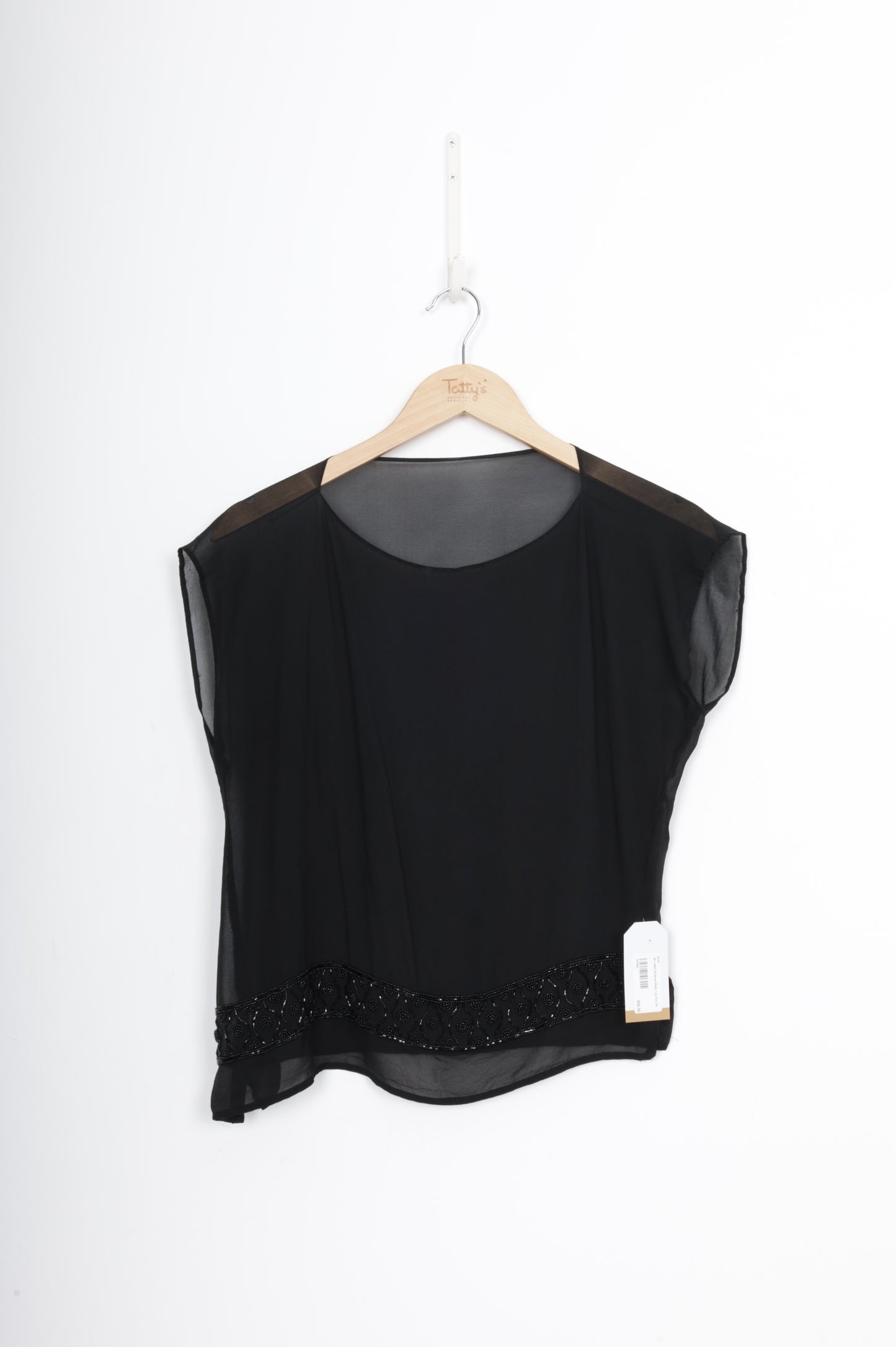 No Label Womens Black Top Size XS