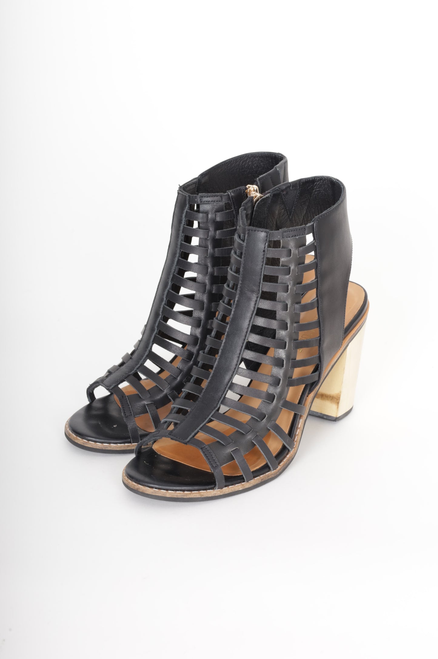 Andrea Moore Womens Black Heels Size EU 40