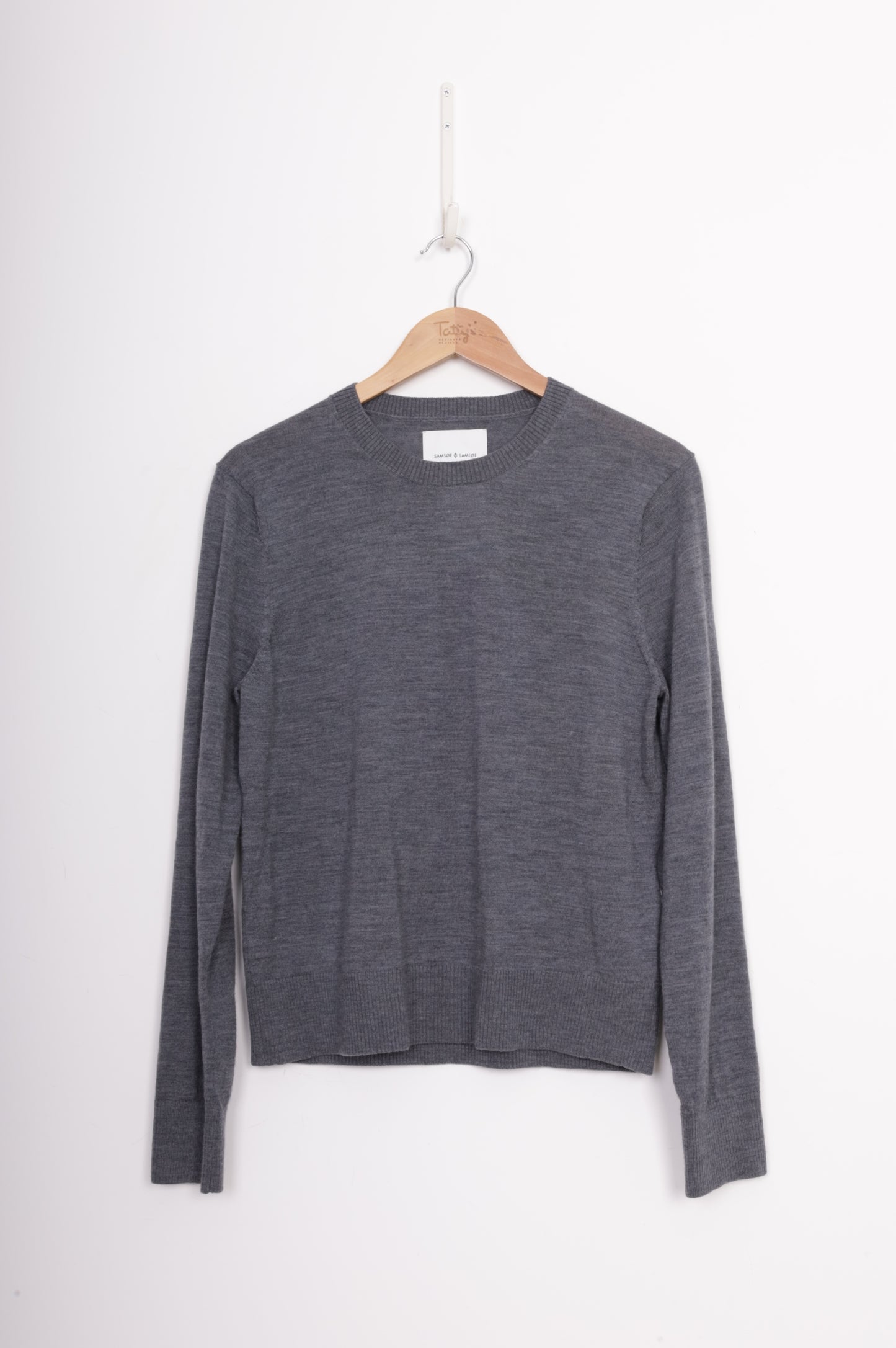 Samsoe Samsoe Womens Grey Jumper Size L