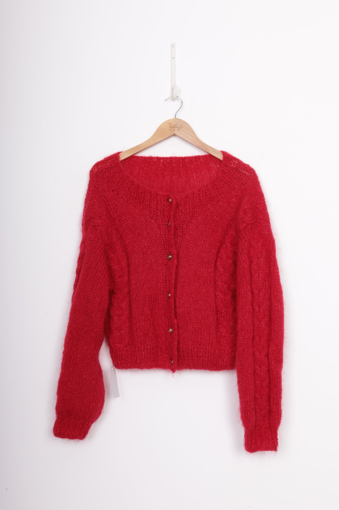 No Label Womens Red Cardigan Size M