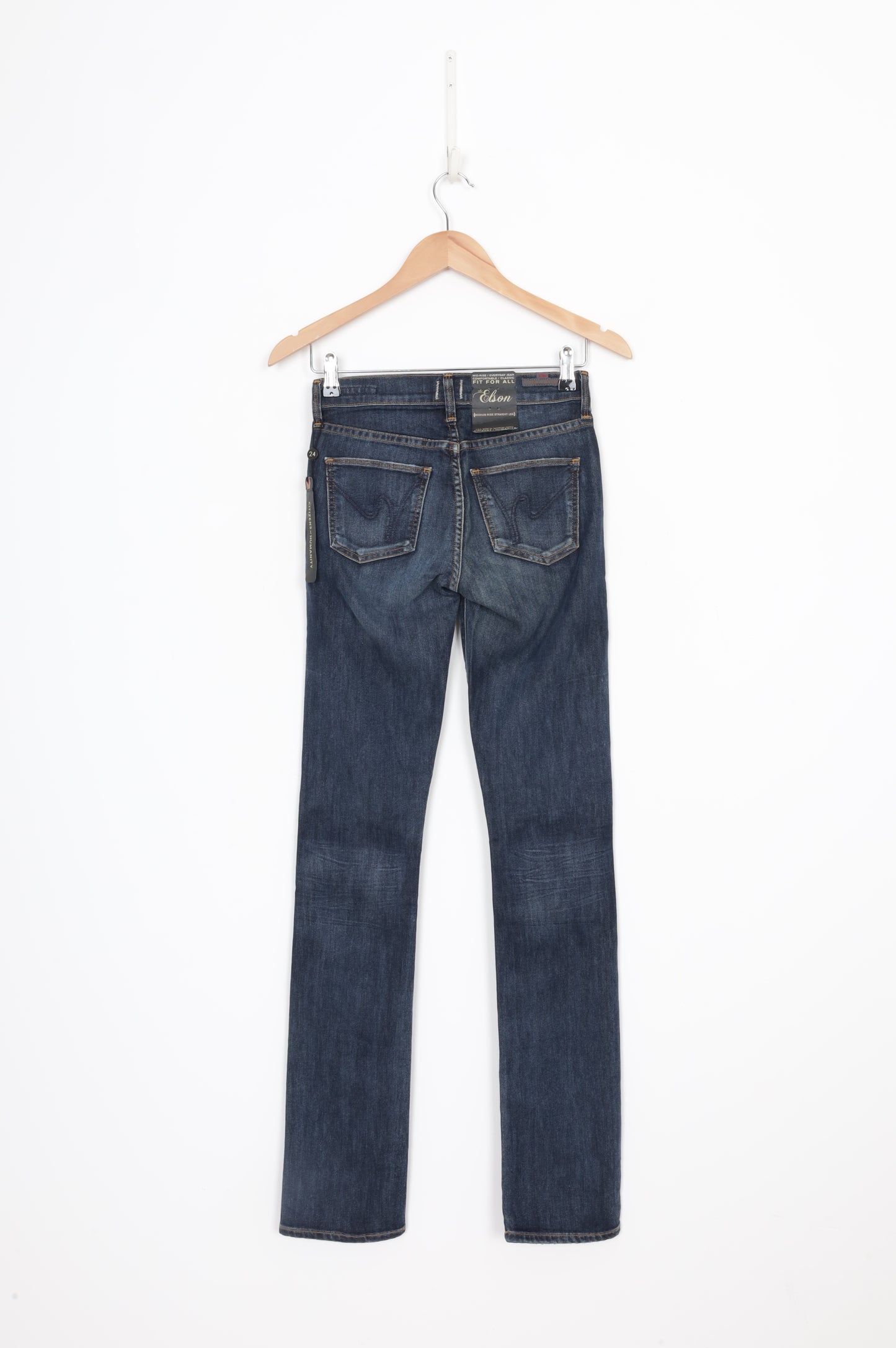 Citizens of Humanity Womens Blue Jeans Size W 24