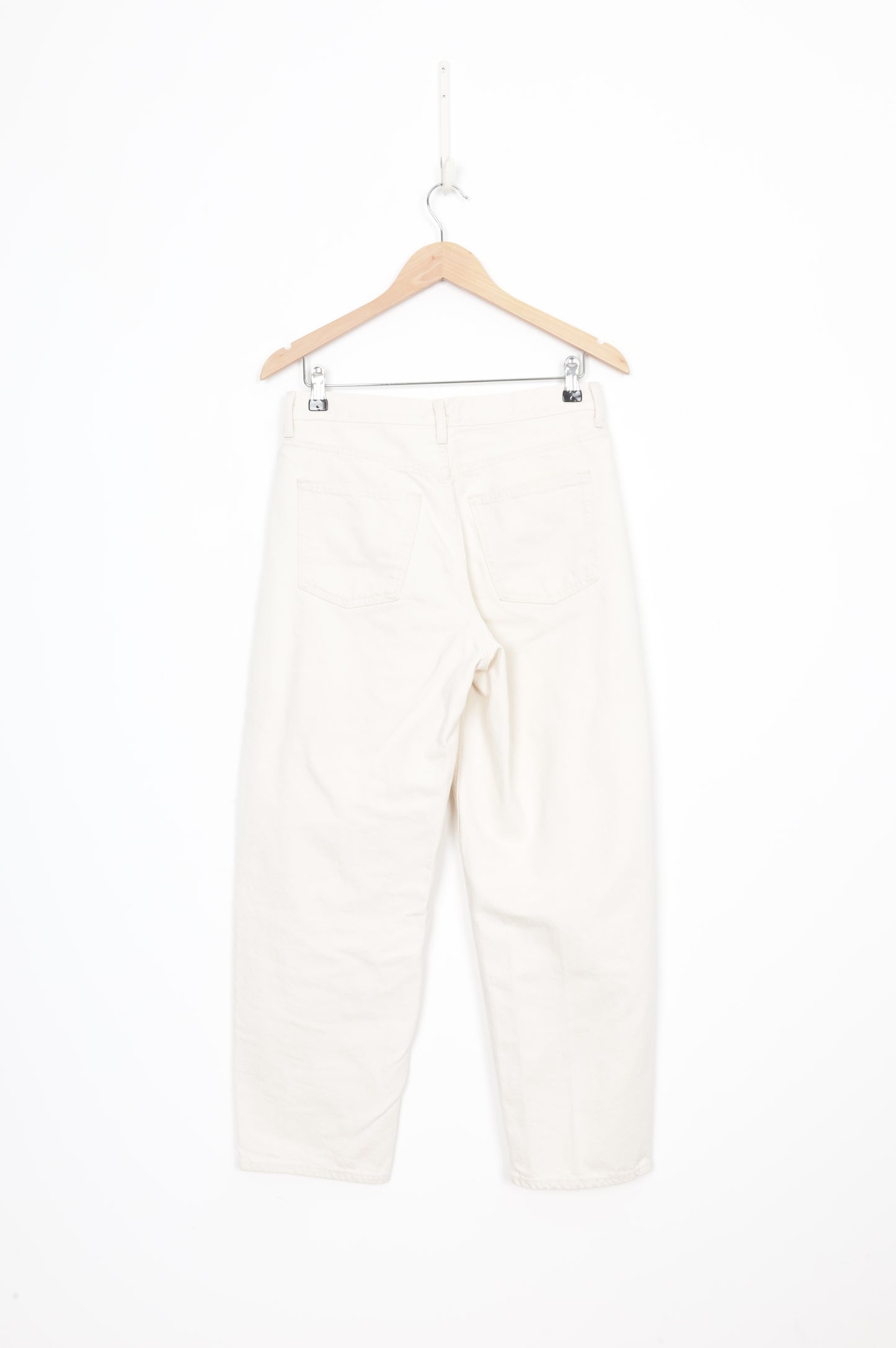 Cos Womens Cream Jeans Size W 27