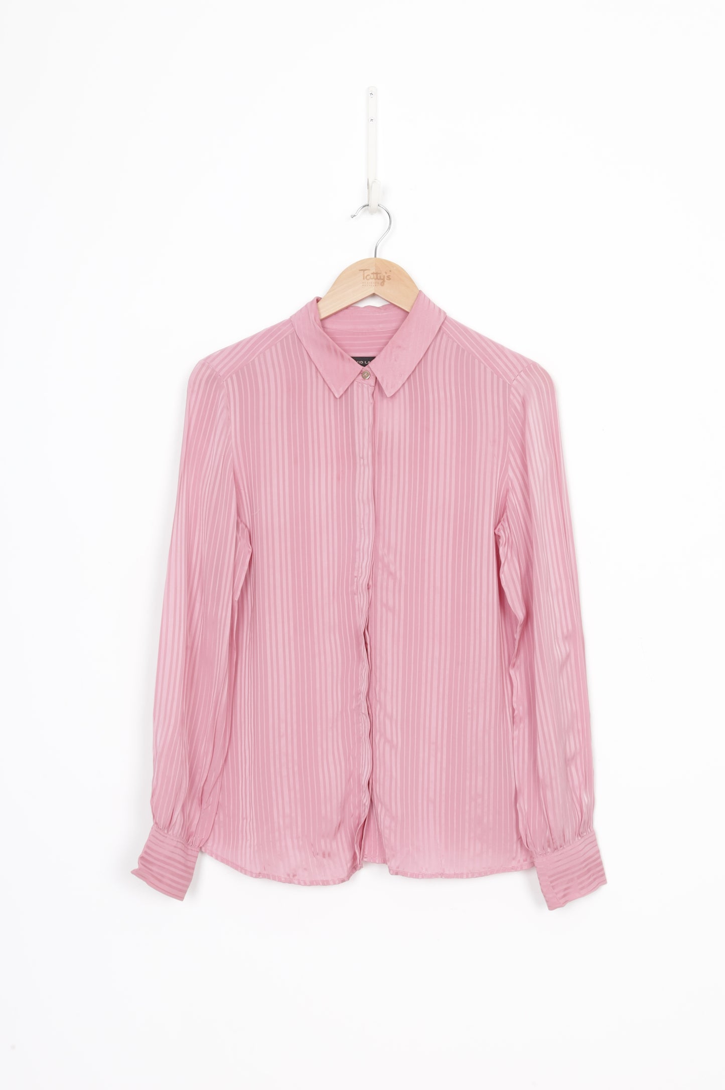 David Lawrence Womens Pink Shirt Size 8
