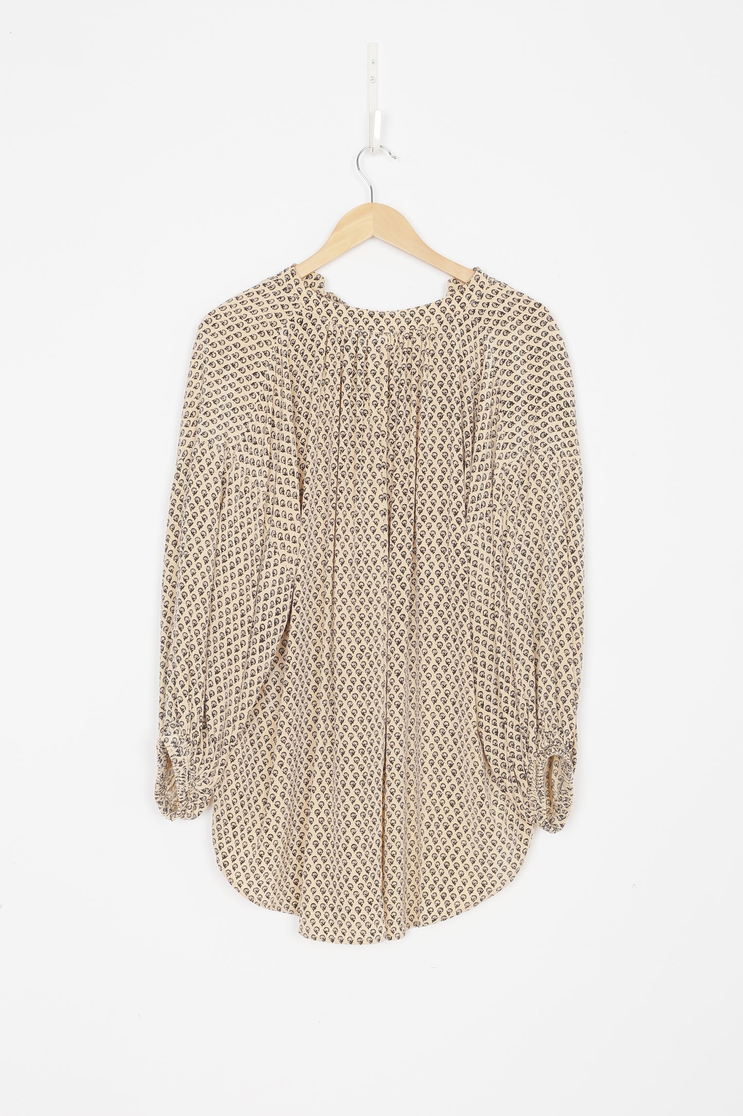 Mahsa Womens Beige Shirt Size S