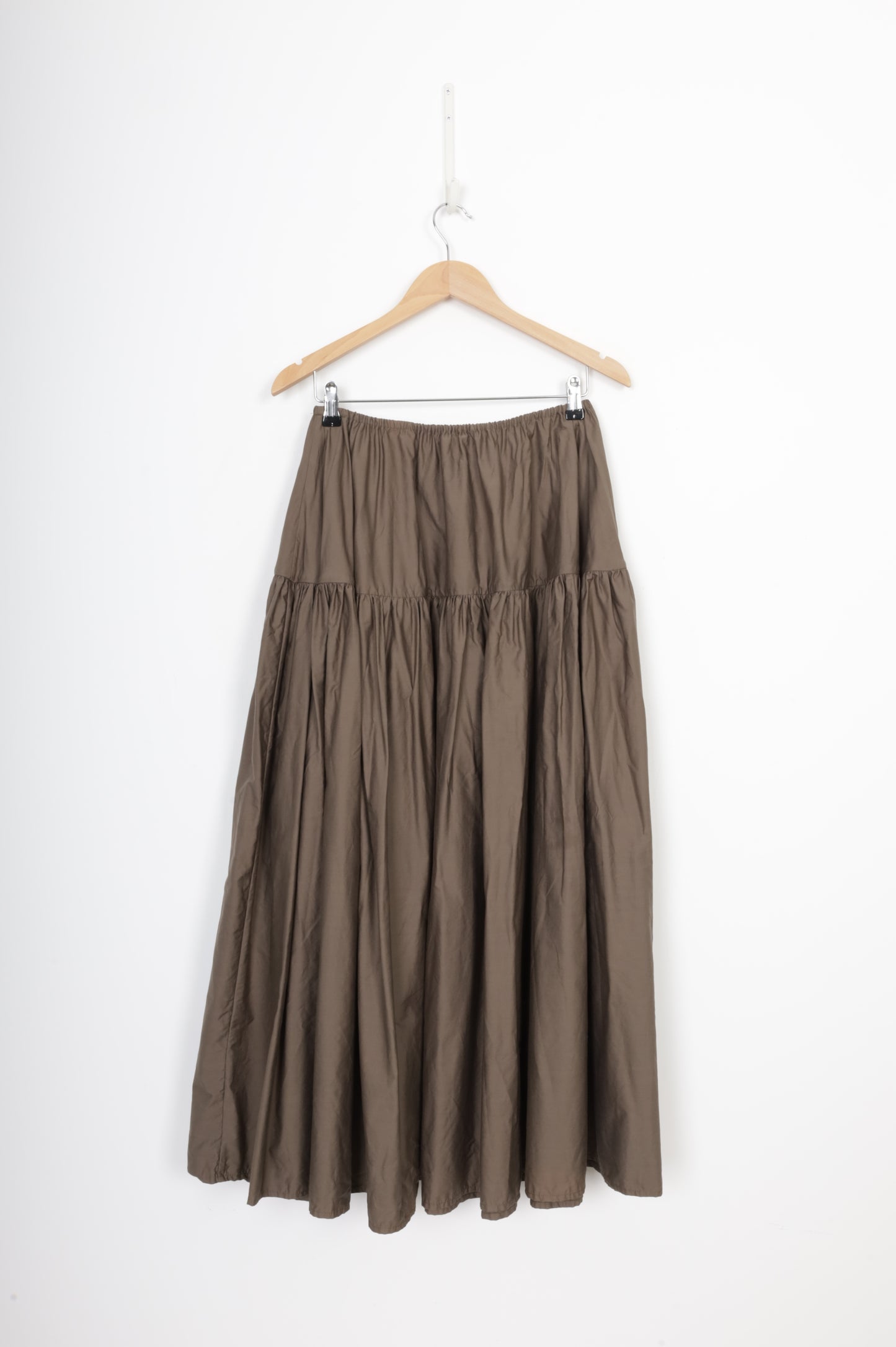 Marle Womens Khaki Maxi Skirt Size 8