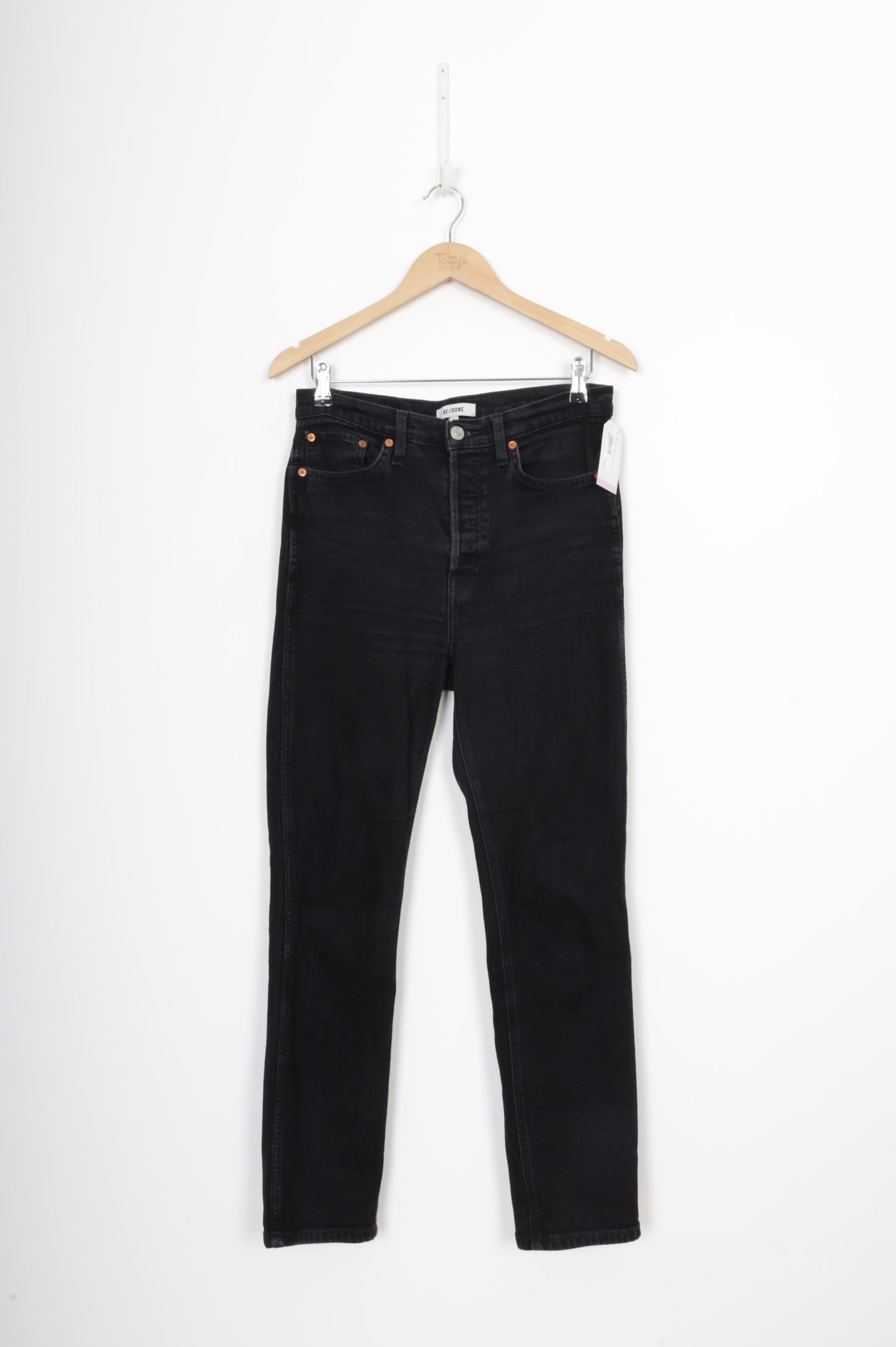 RE/DONE Womens Black Jeans Size W 28