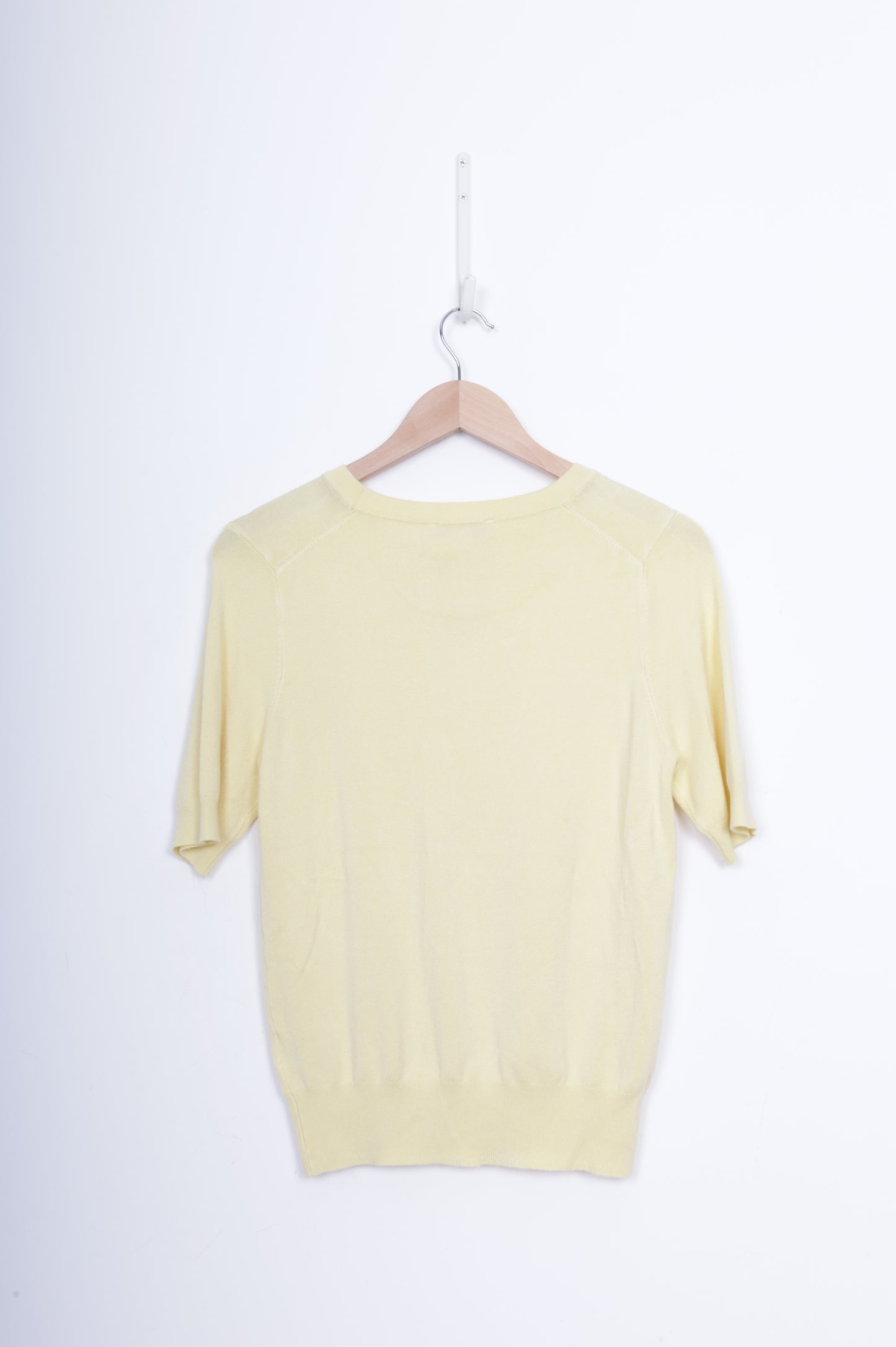 Oliver Black Womens Yellow Top Size S