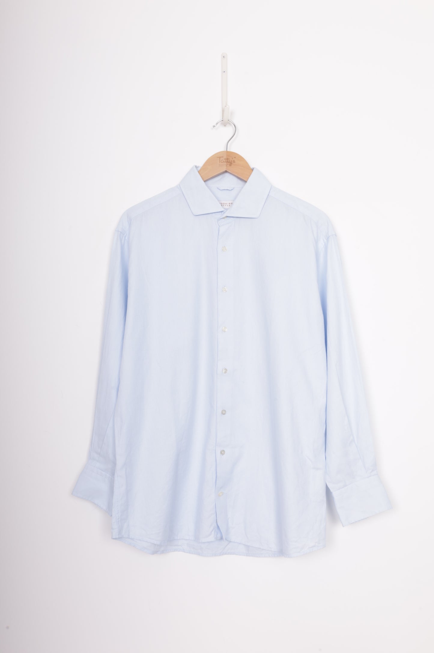 Working Style Mens Blue Shirt Size 42