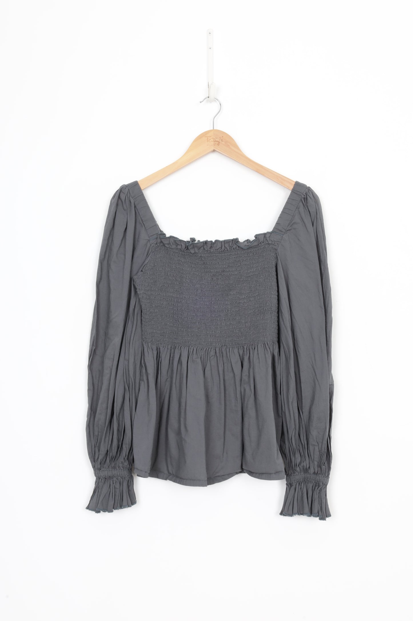 Karen Walker Womens Grey Top Size 10