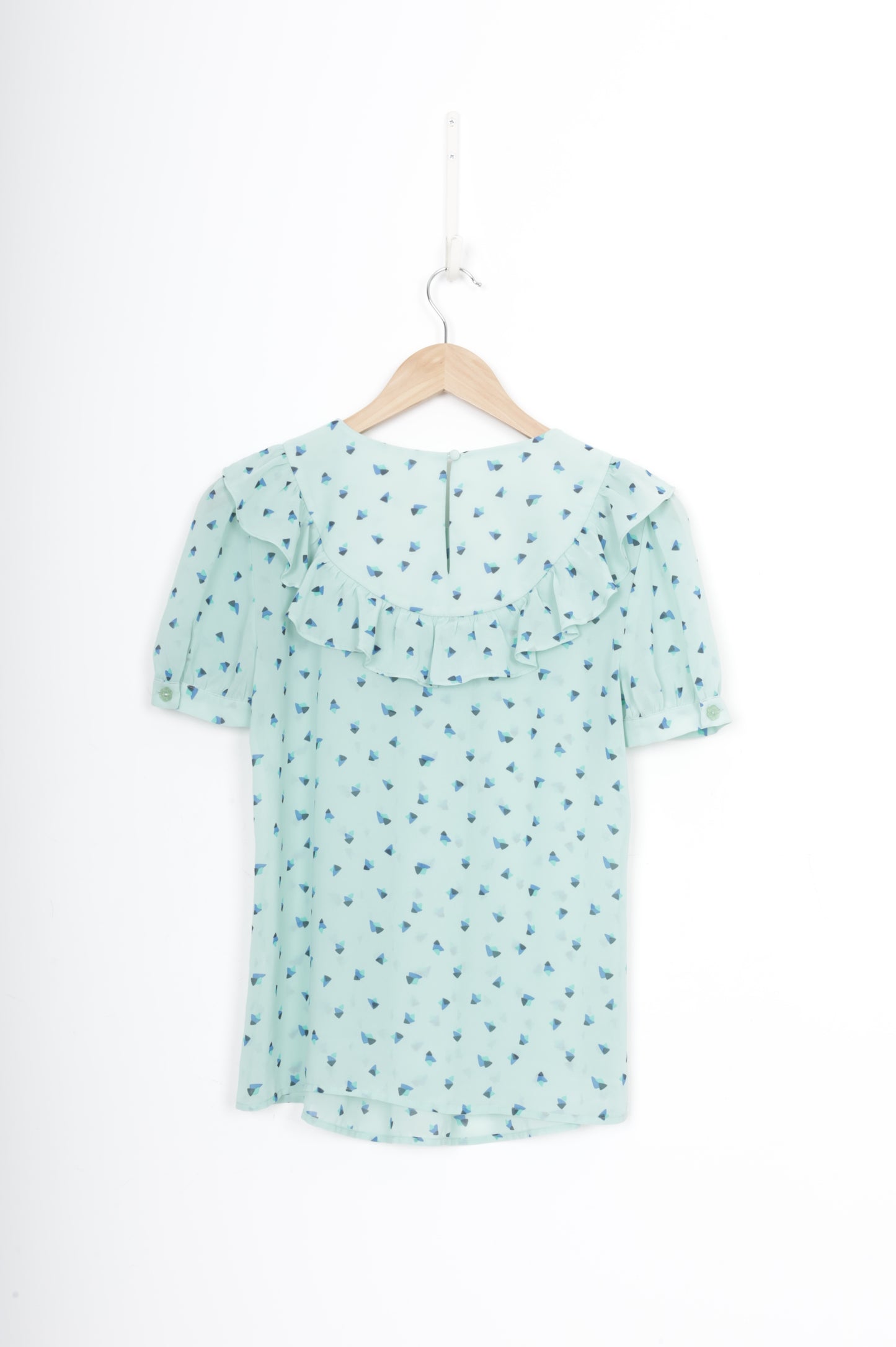 Karen Walker Hi there Womens Green Top Size 8