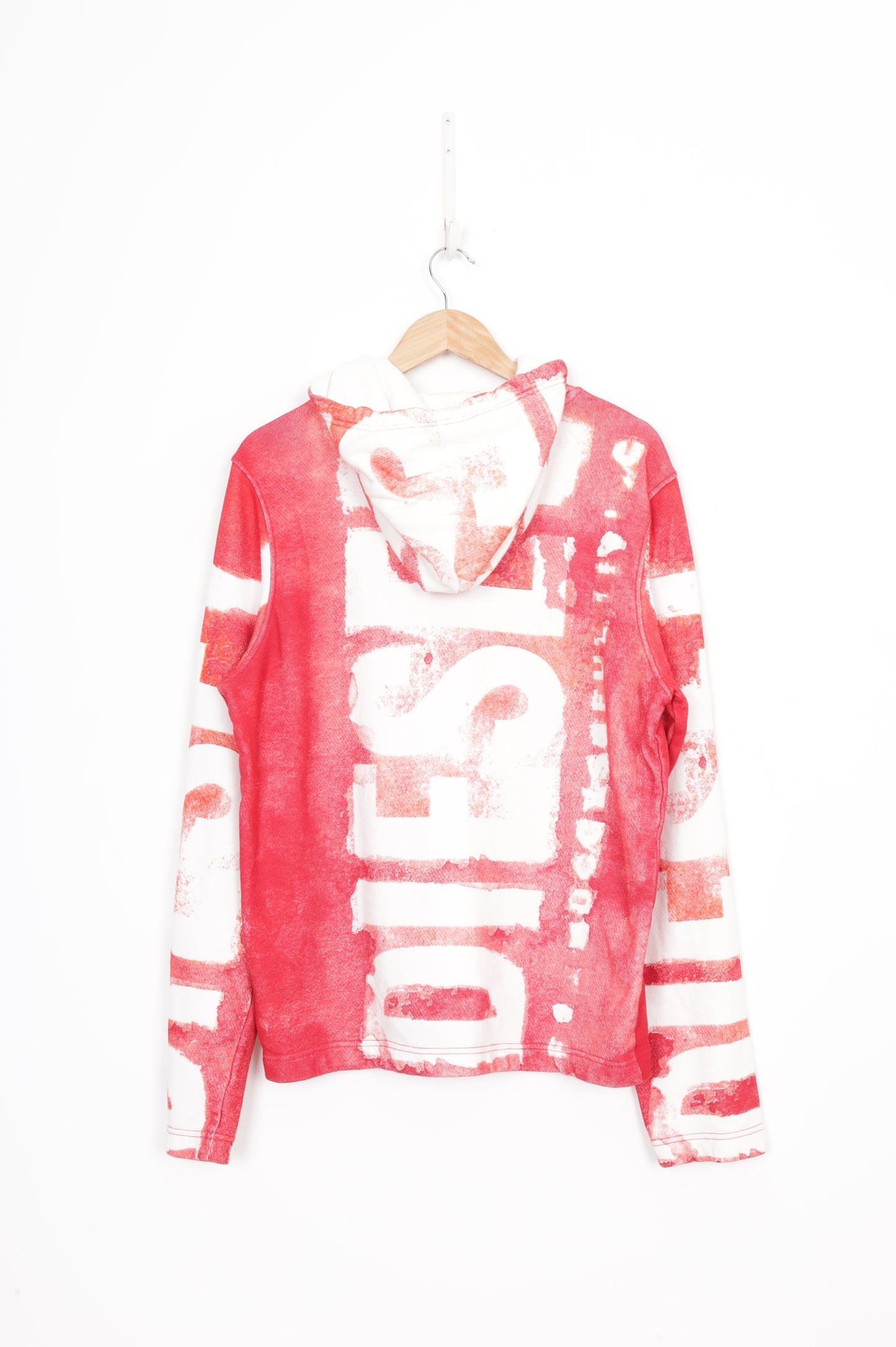 Diesel Womens Red Sweatshirt Size L