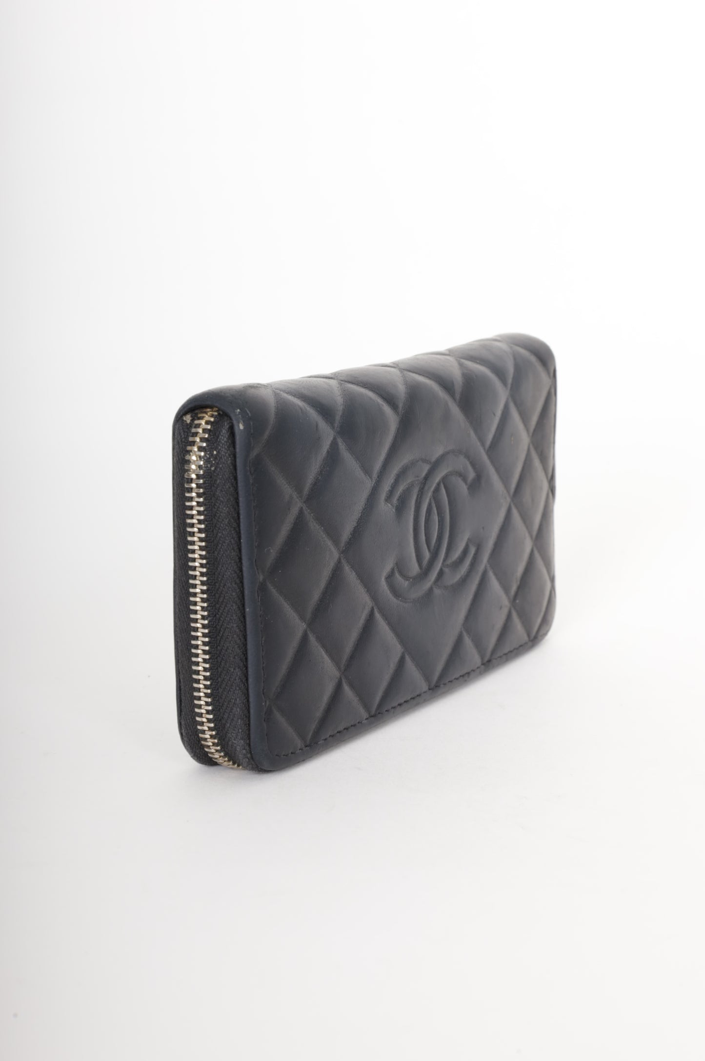 Chanel Womens Black Wallet Size O/S