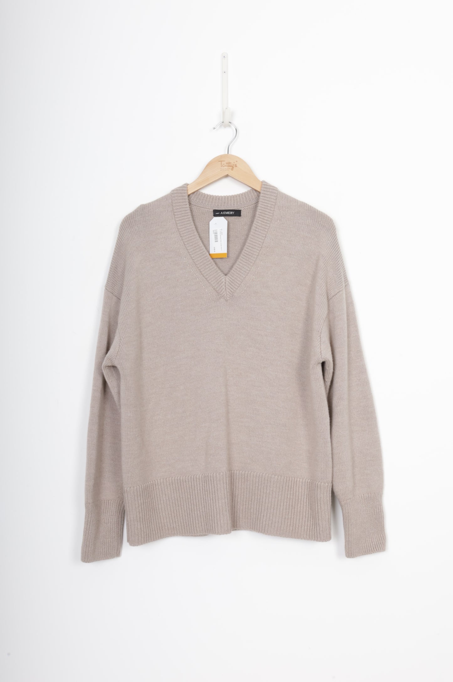 A. Emery Womens Grey Jumper Size S