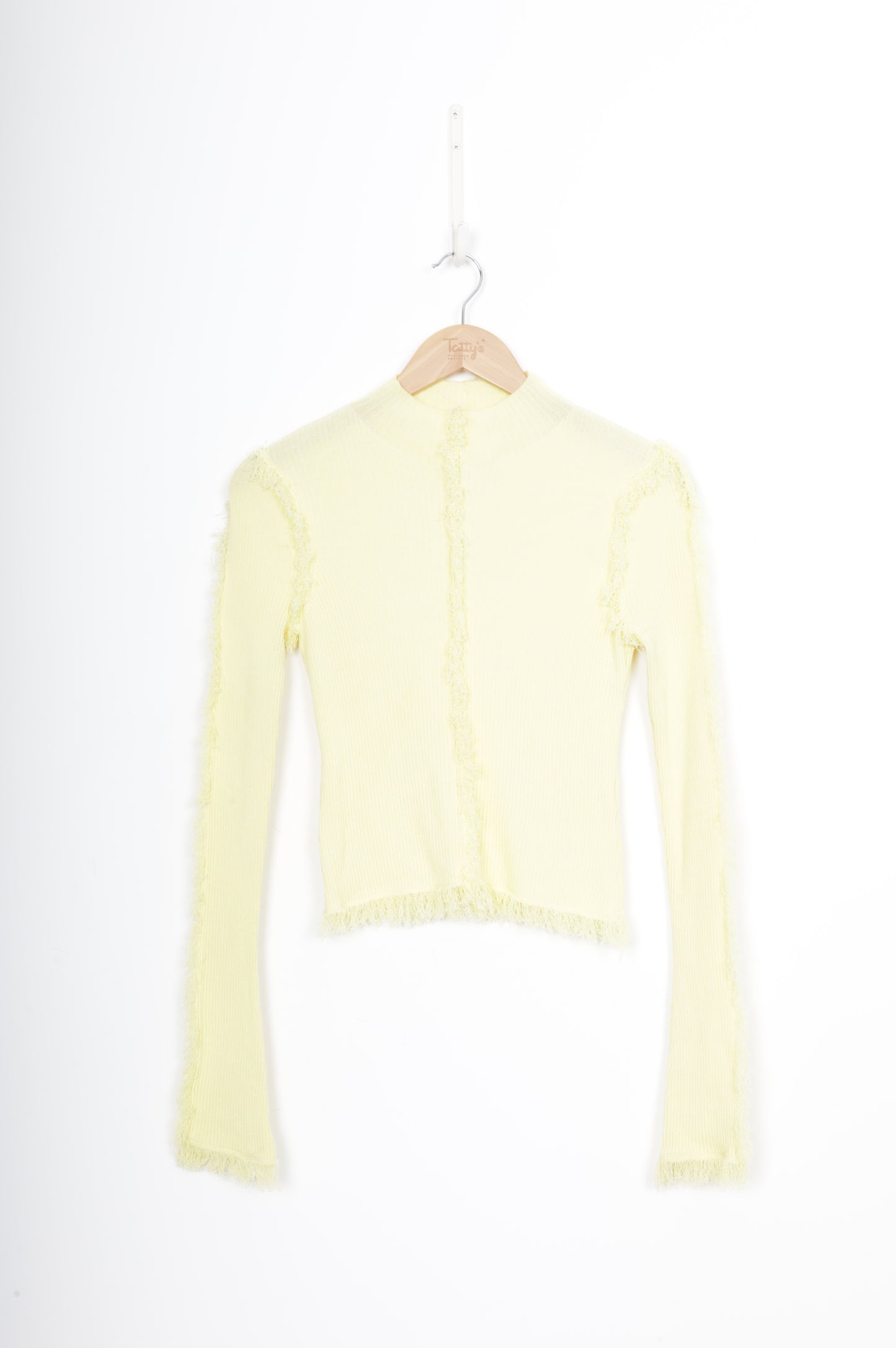 Clea Womens Yellow Top Size M