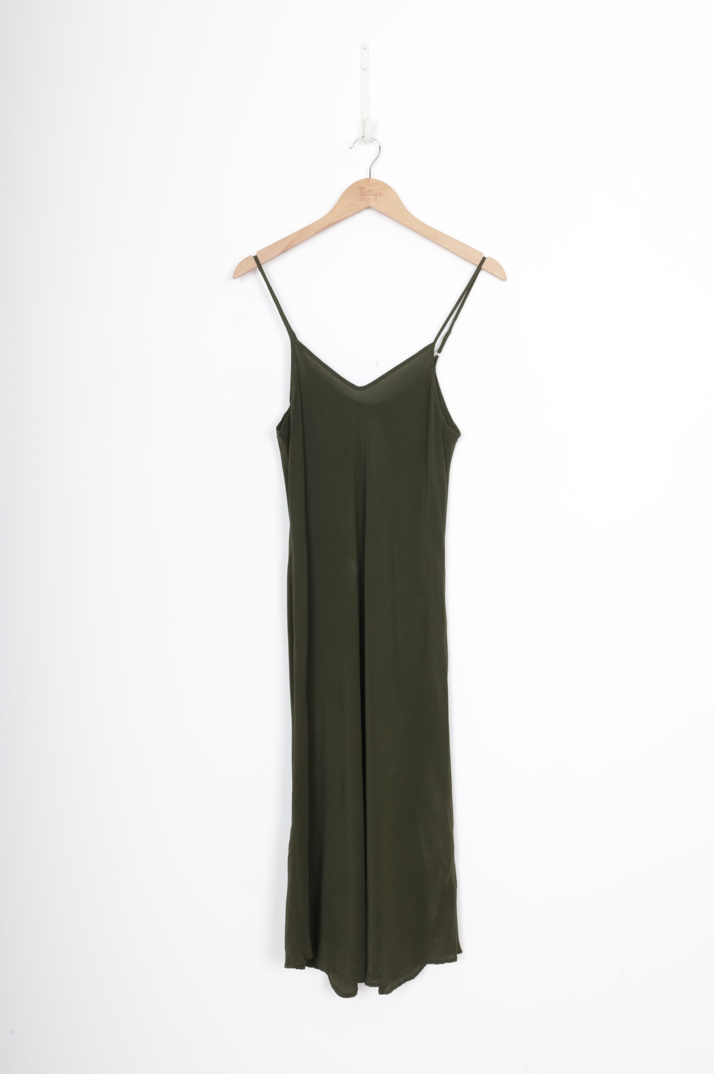Kenzie Silk Womens Green Dress Size S