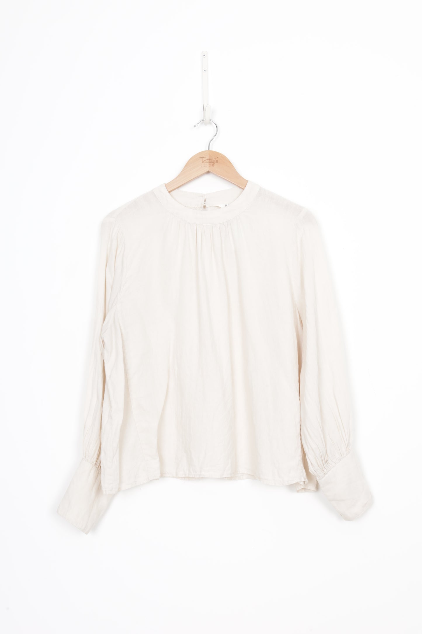 Max Womens Beige Top Size 10