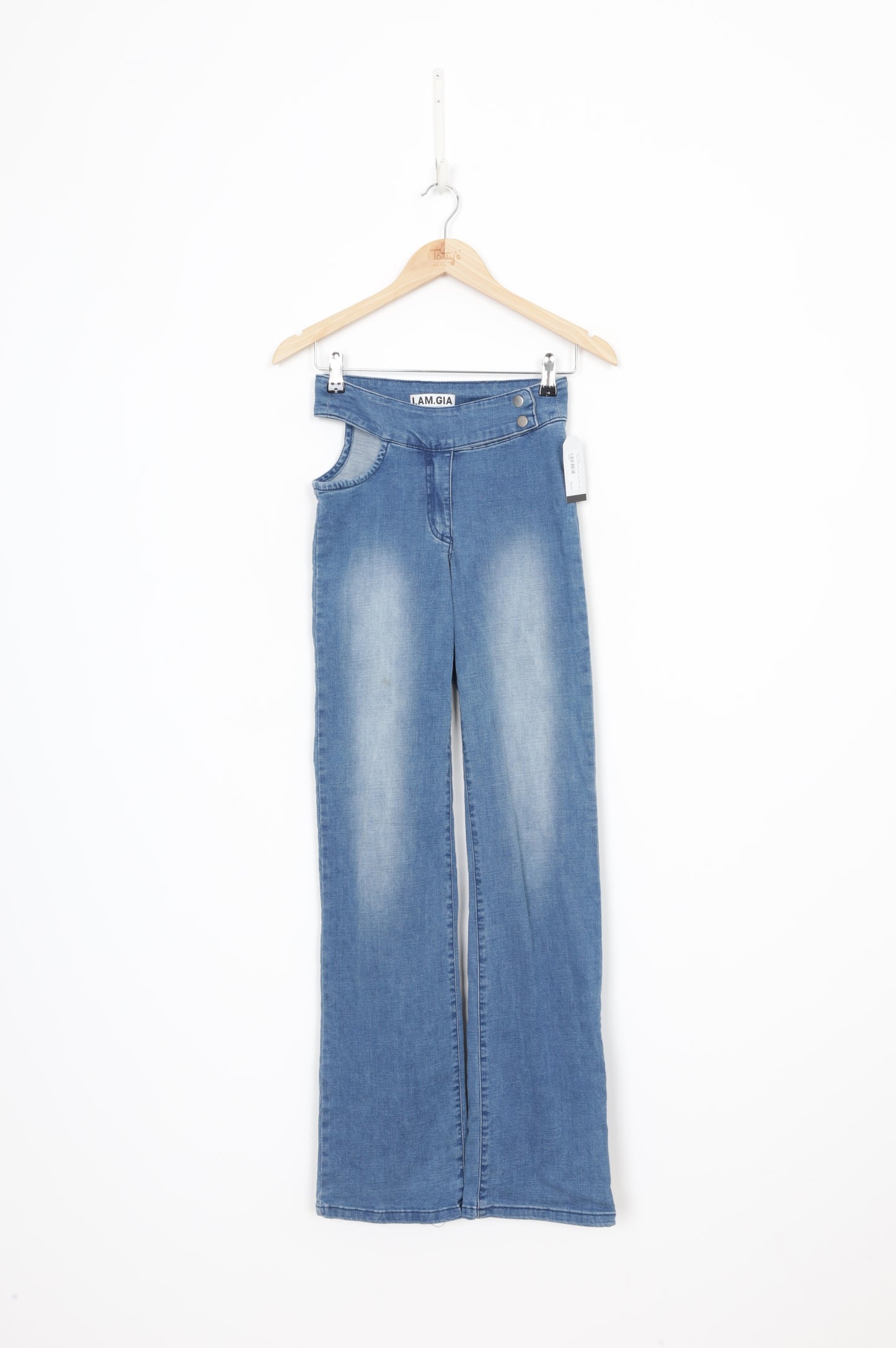 I AM GIA Womens Blue Jeans Size S