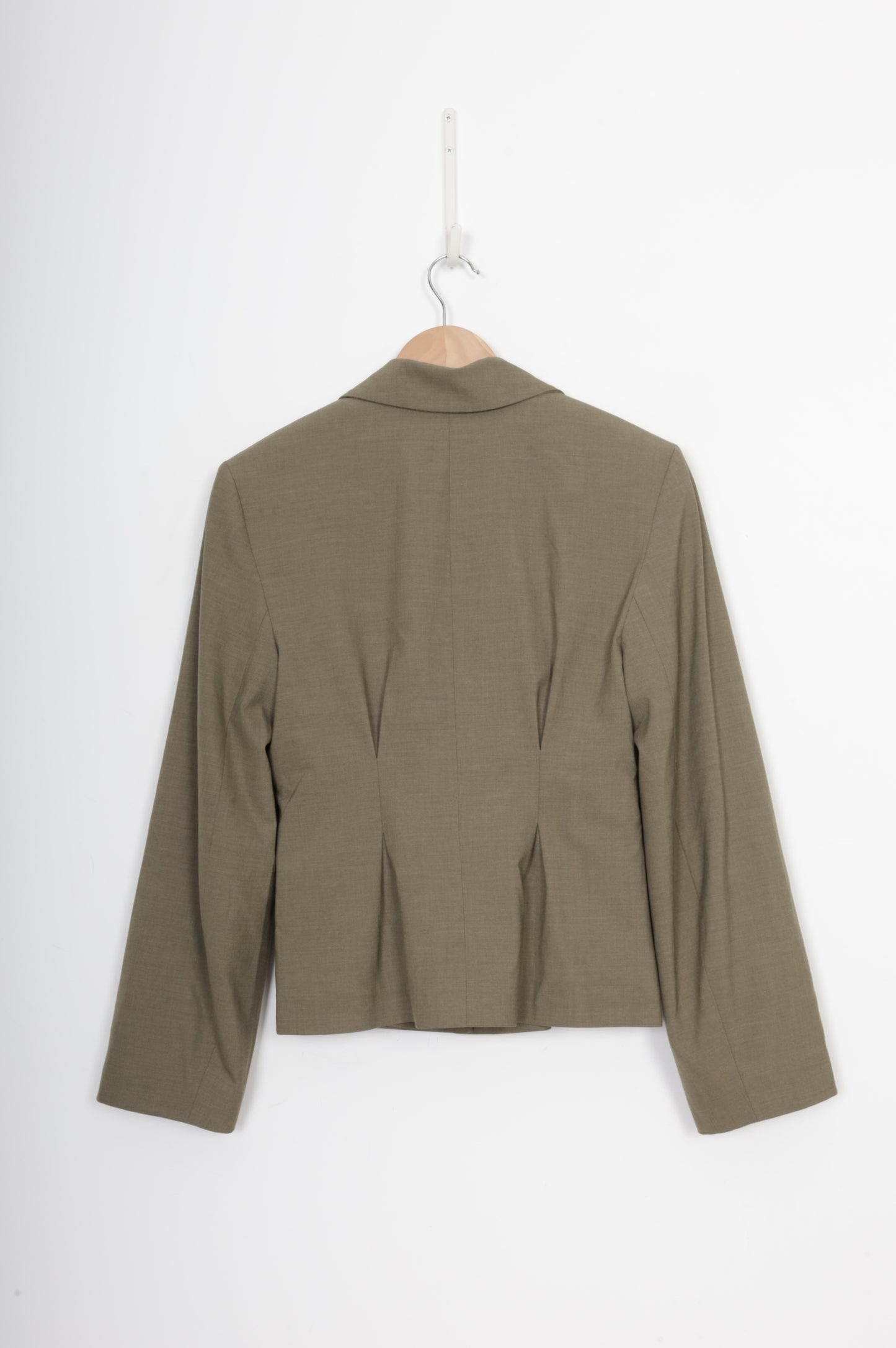 Ganni Womens Grey Blazer Size EU 34