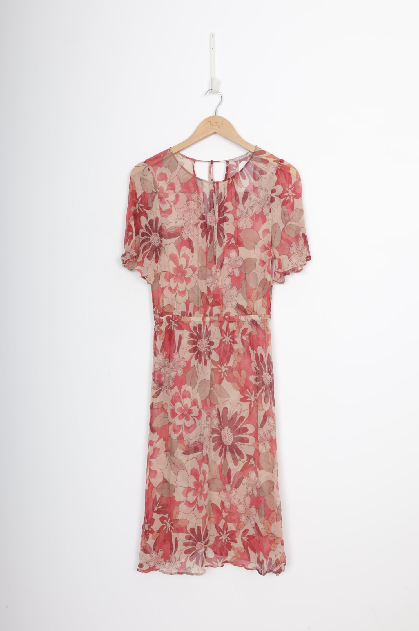 Helen Cherry Womens Beige Dress Size S