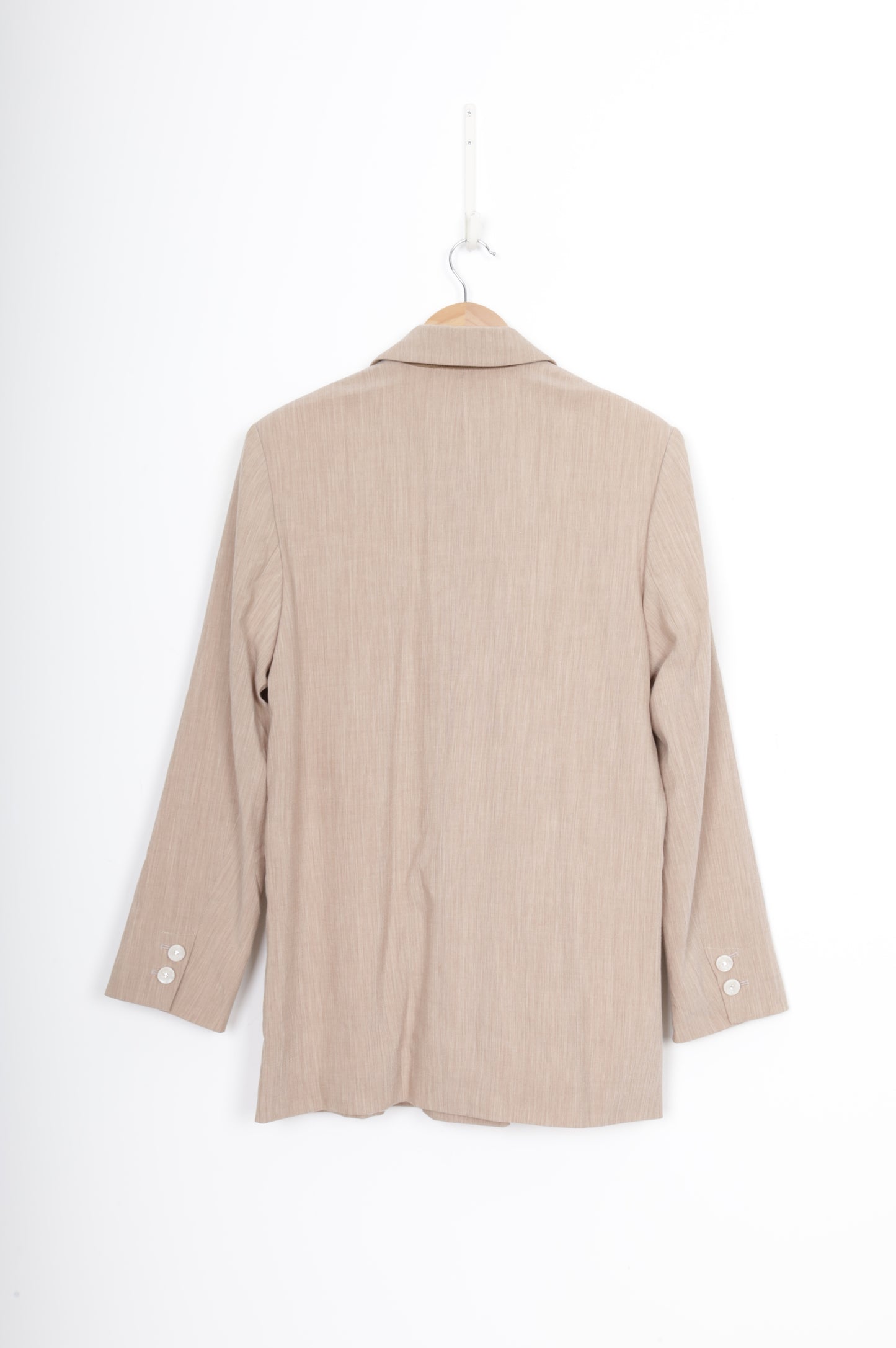 Ganni Womens Beige Blazer Size EU 36