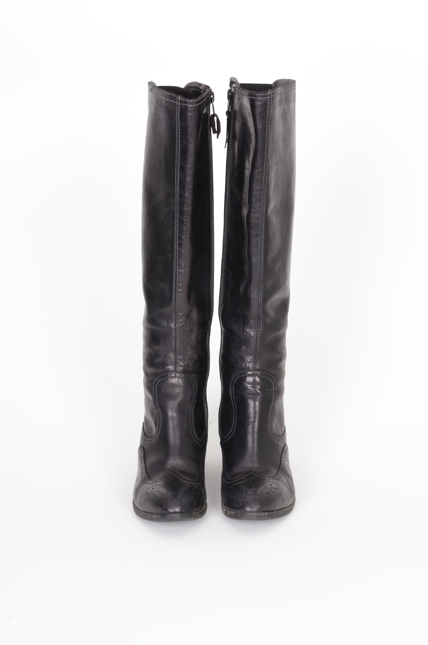 King Womens Black Boots Size EU 37