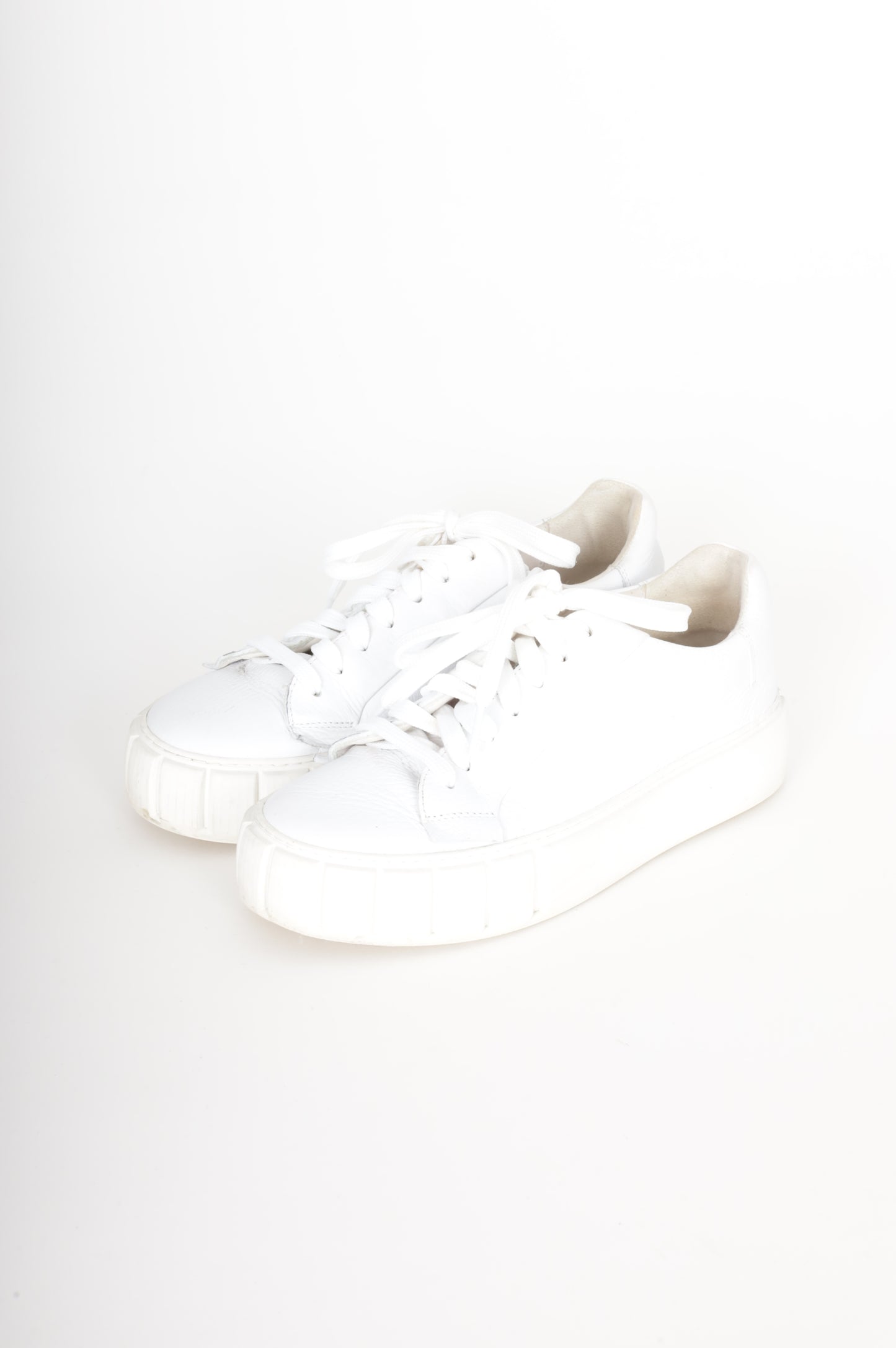 Primury Womens White Sneakers Size EU 38
