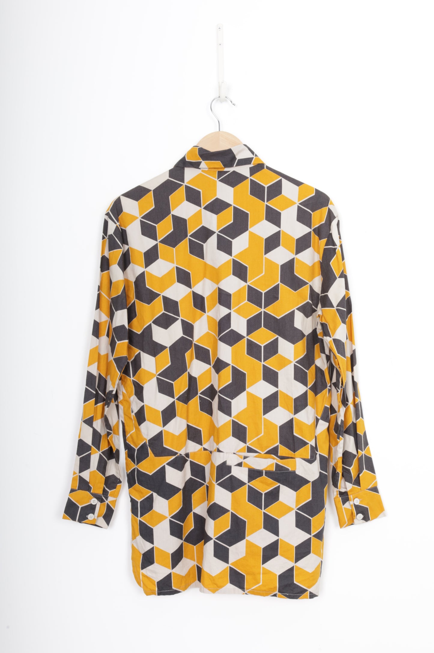 Kowtow Womens Yellow Shirt Size M