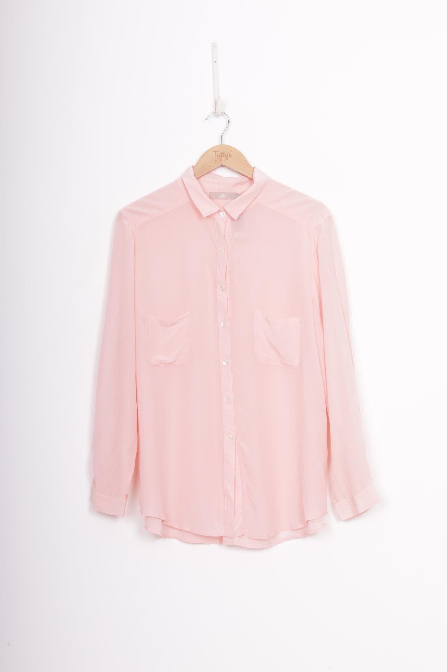Sills Womens Pink Shirt Size 16
