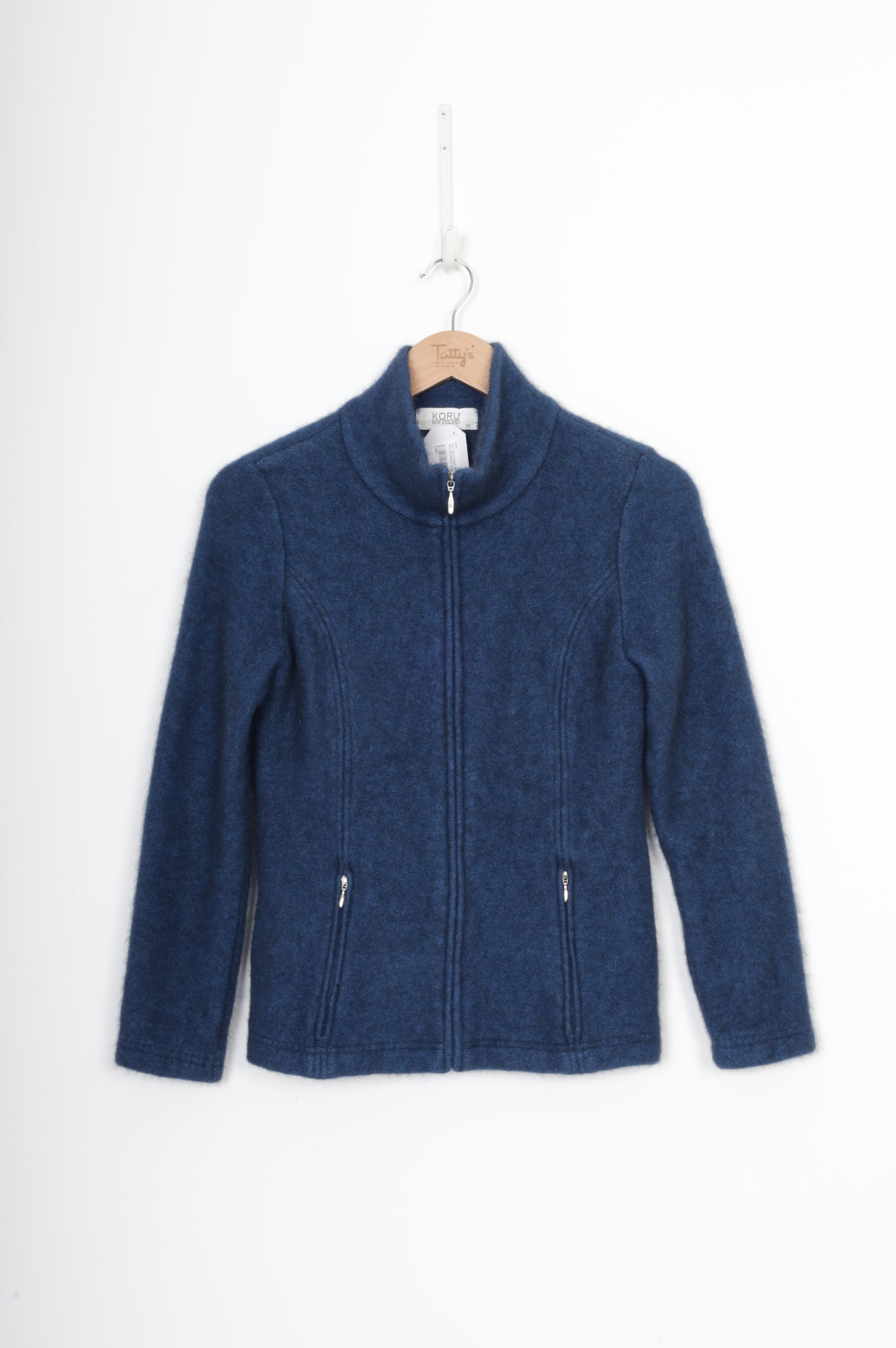 Koru New Zealand Womens Blue Cardigan Size XS