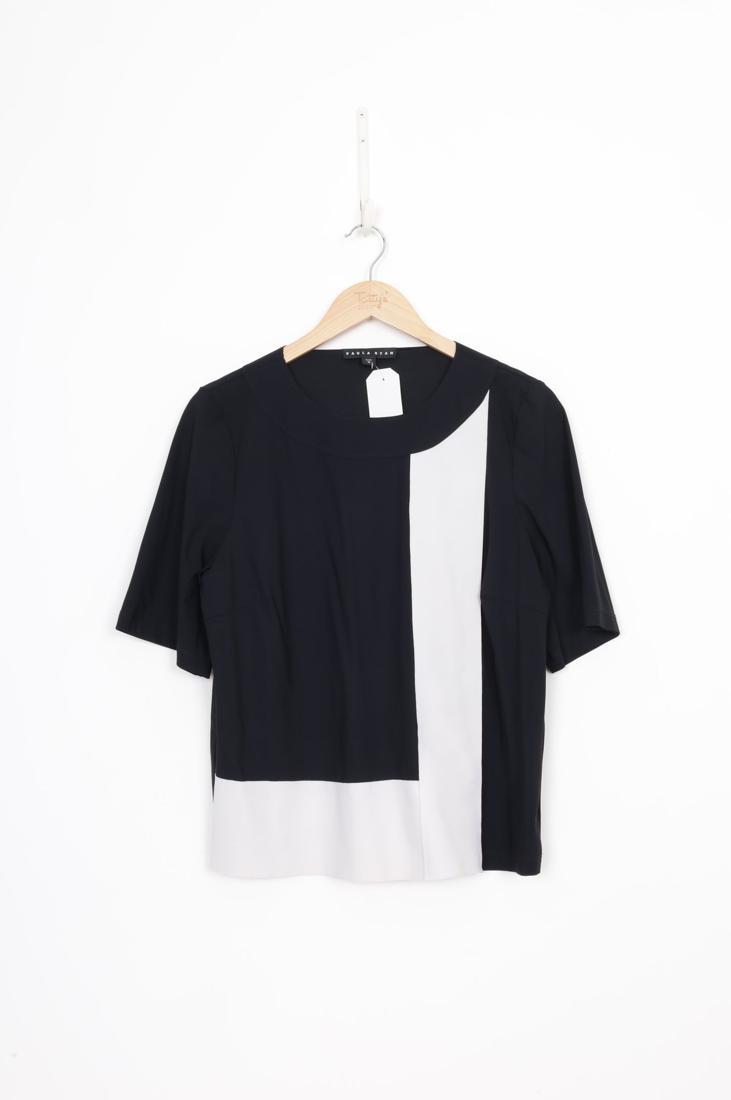 Paula Ryan Womens Black Top Size M