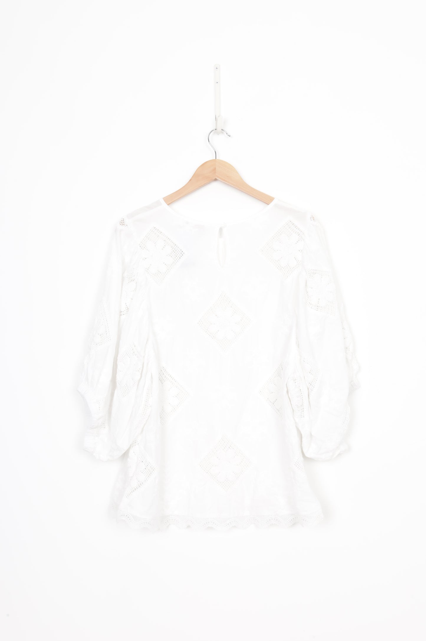 Trelise Cooper Womens White Blouse Size L