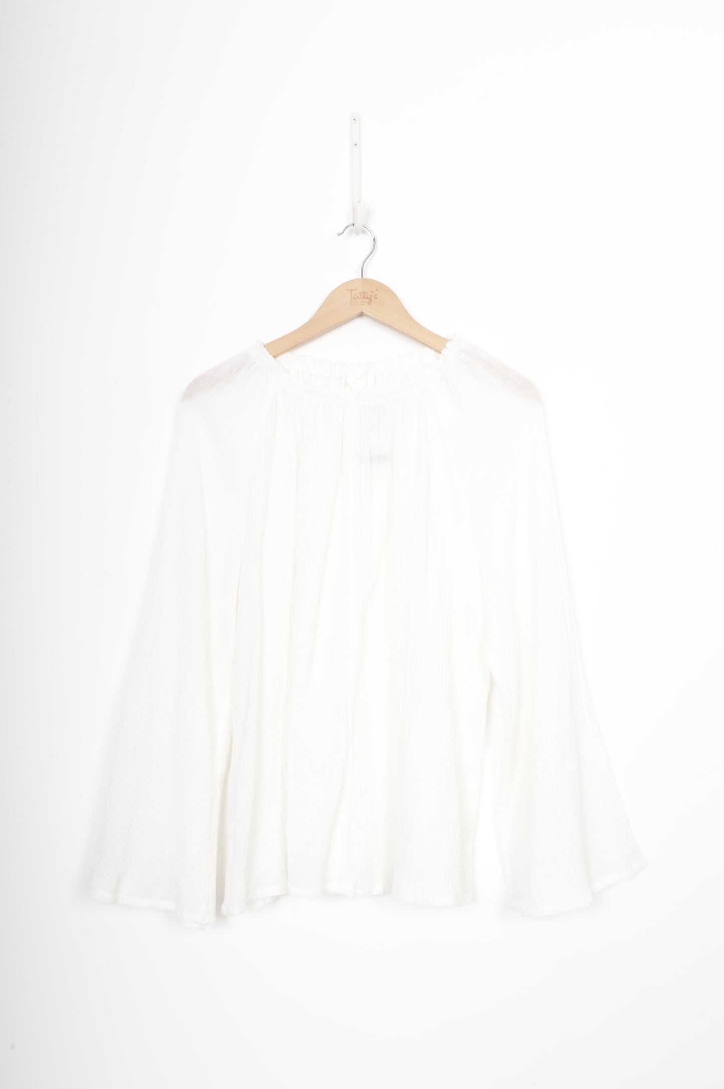 Max Womens White Blouse Size 14