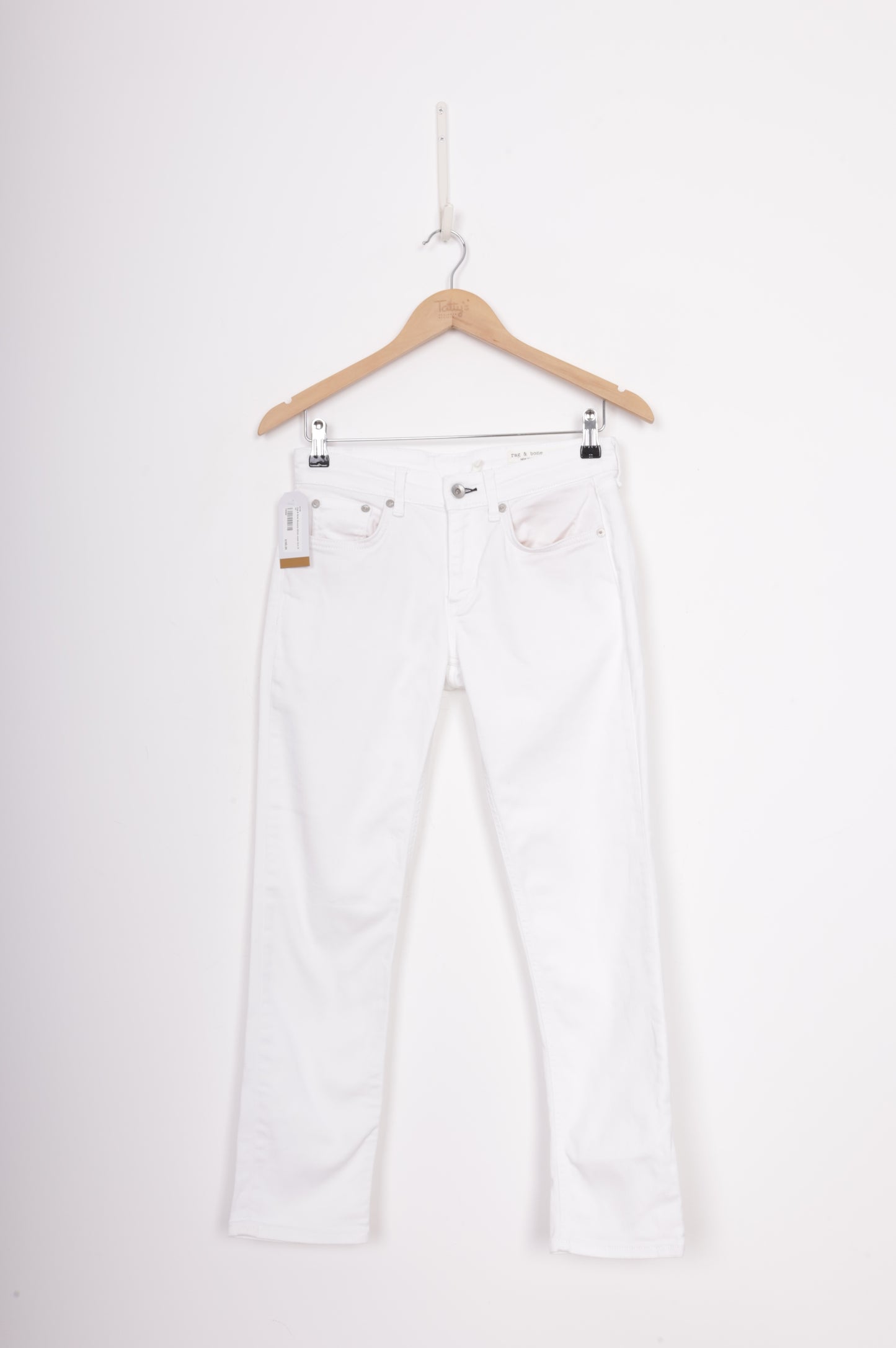 Rag & Bone Womens White Jeans Size W 24