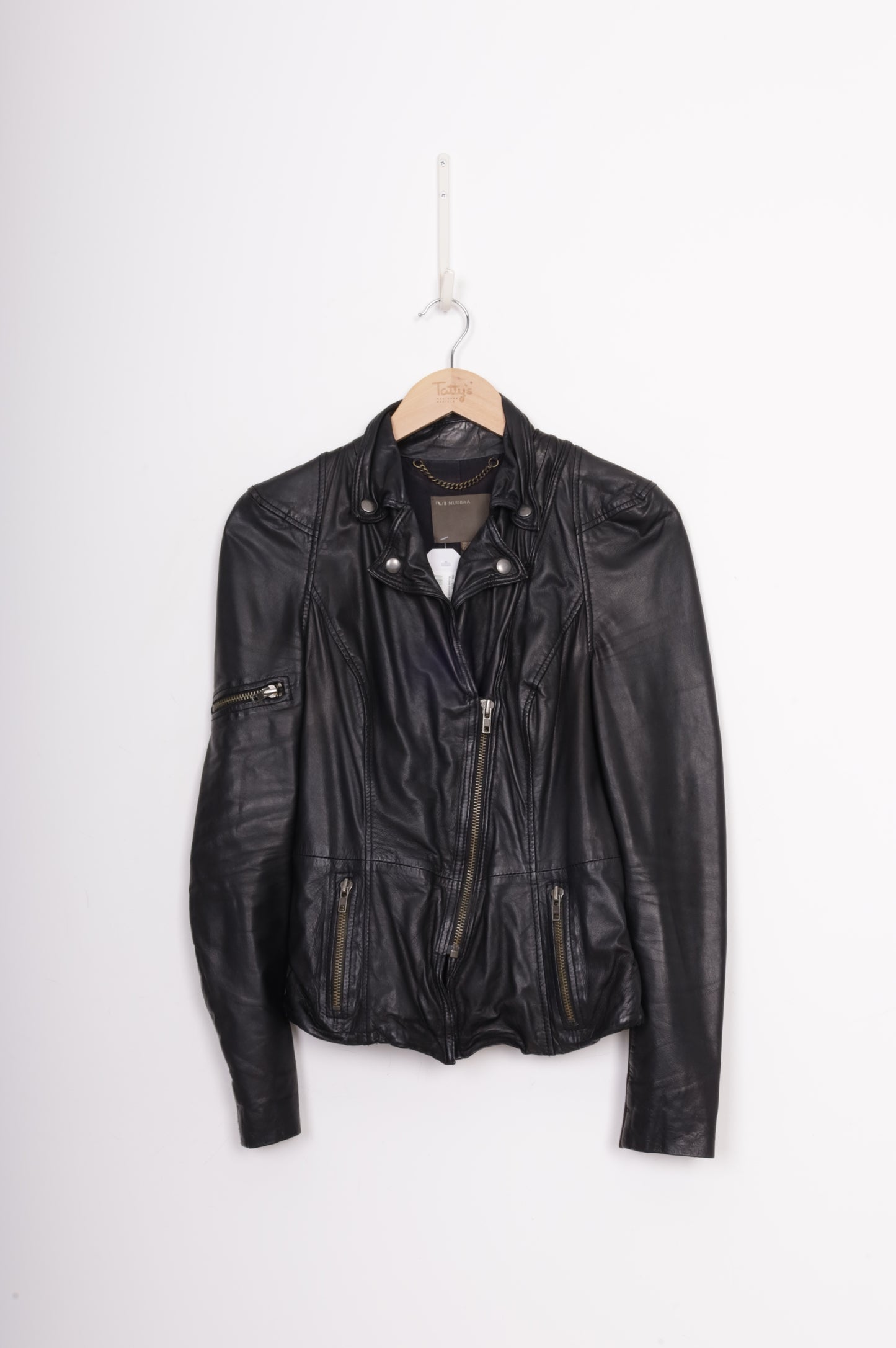 Muubaa Womens Black Jacket Size 10