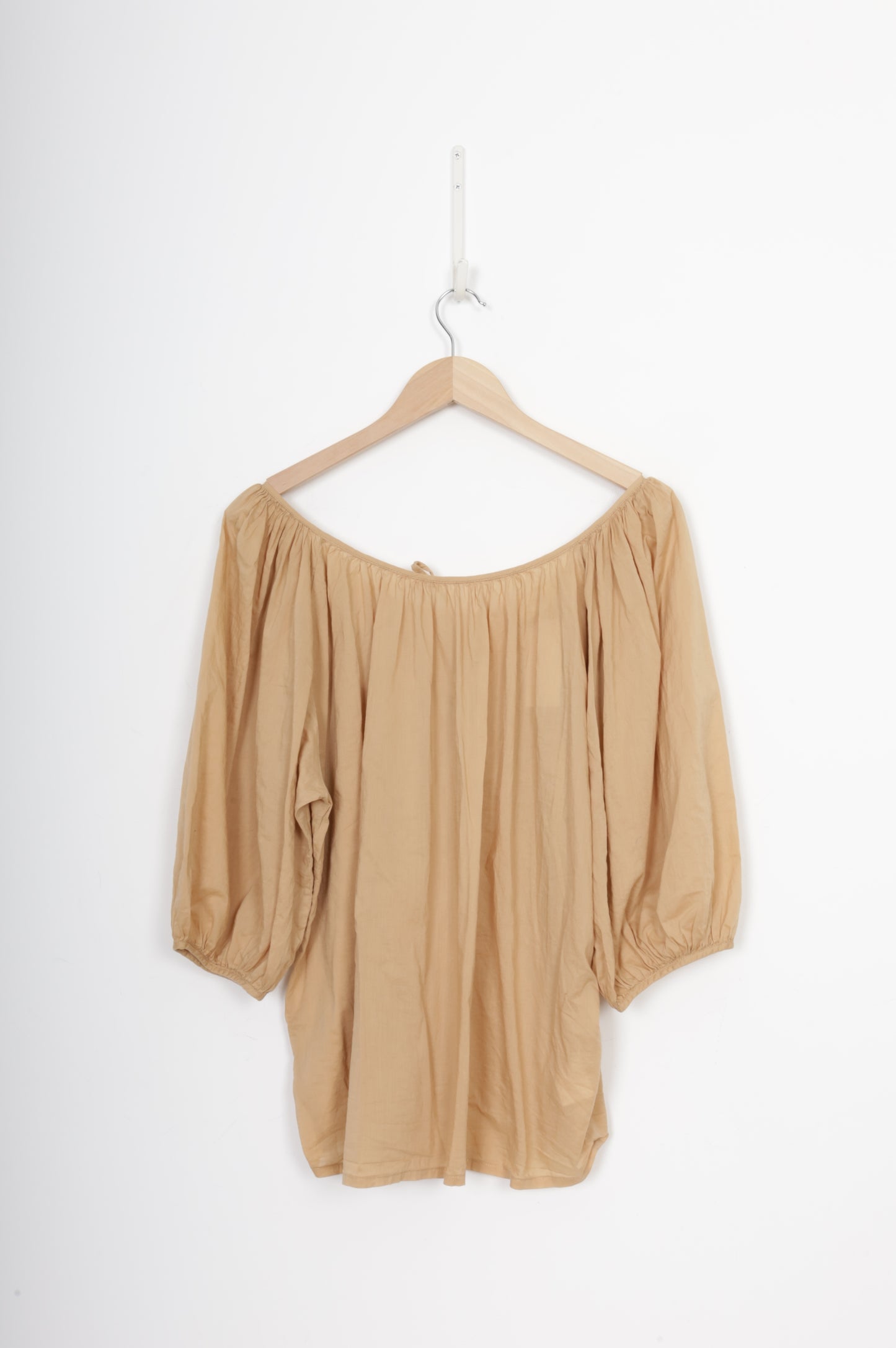 Mahsa Womens Beige Blouse Size S