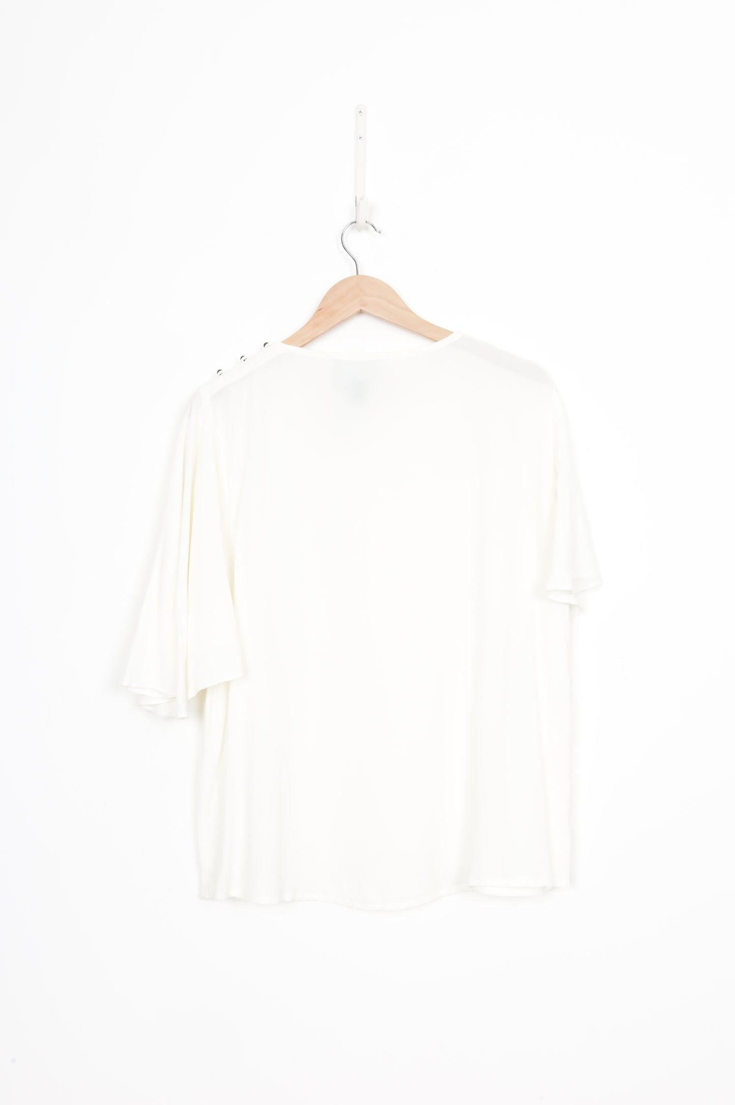 Ricochet Womens Cream Top Size 6
