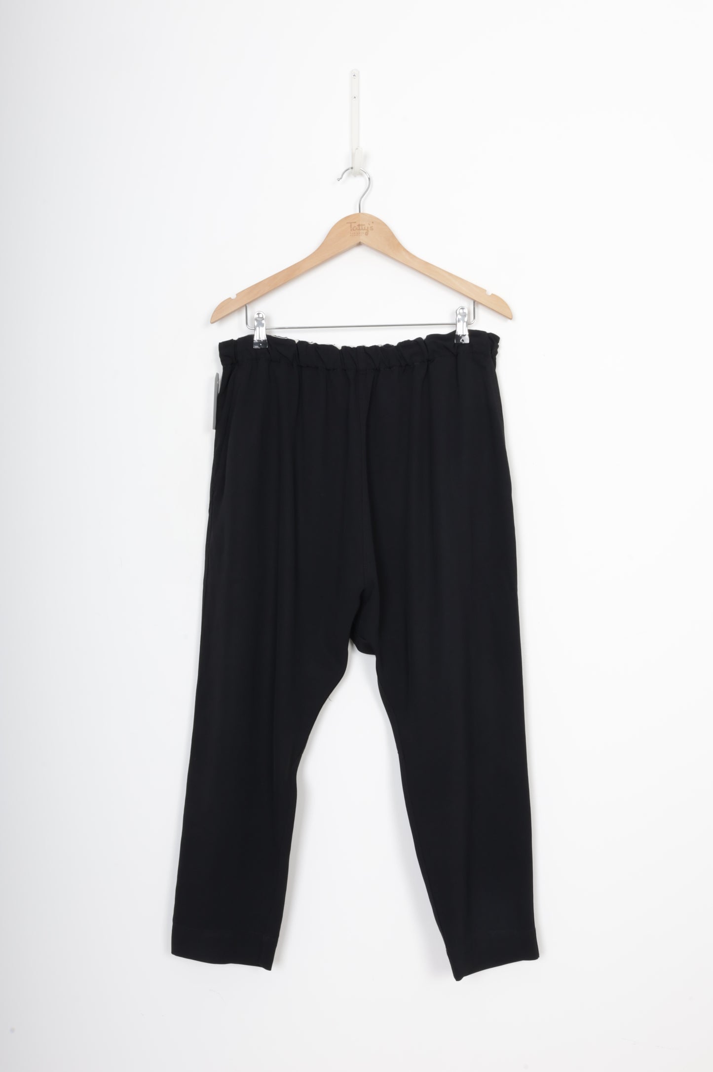 Bassike Womens Black Pants Size 4