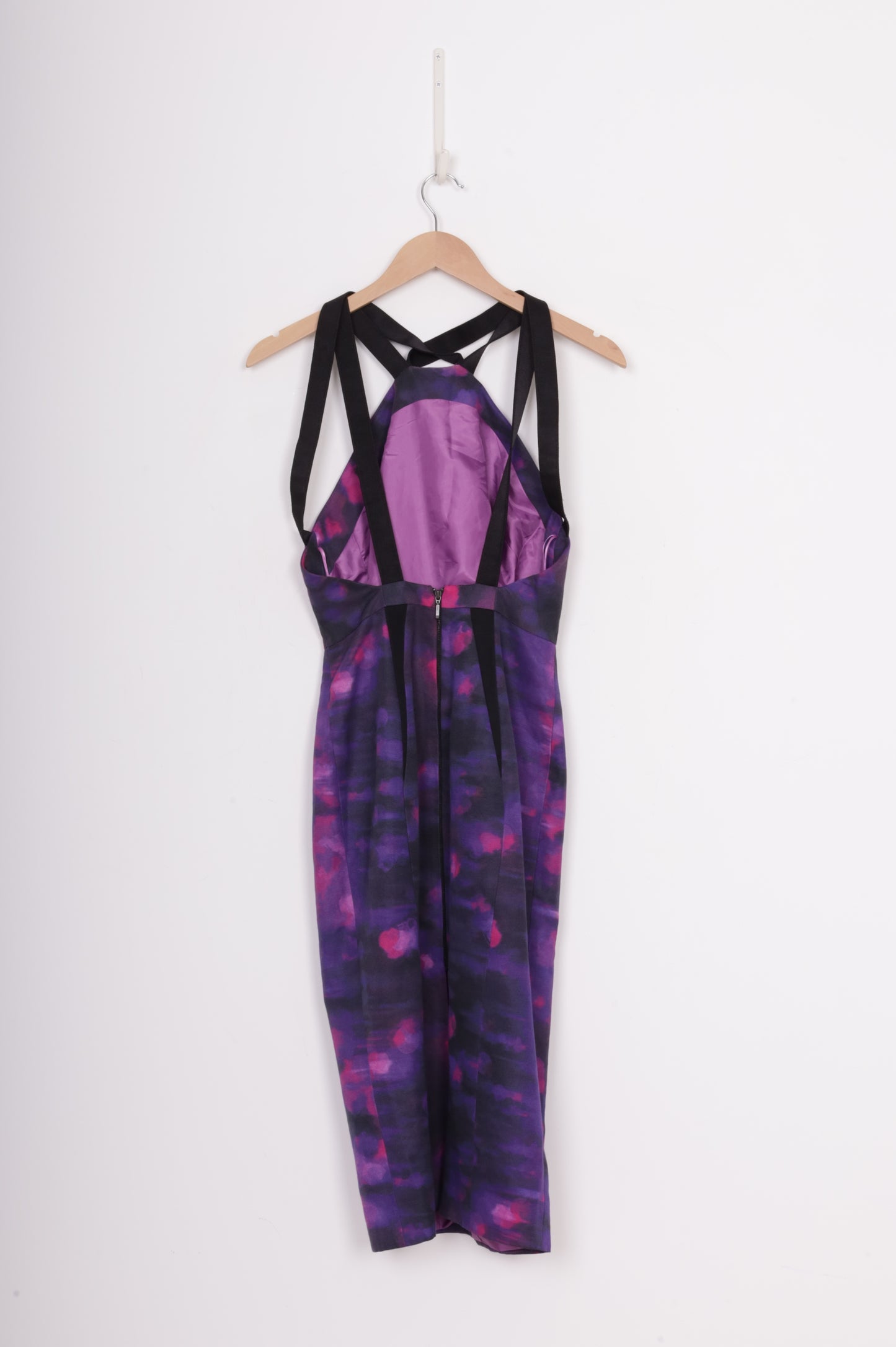 Aurelio Costarella Womens Purple Dress Size 0