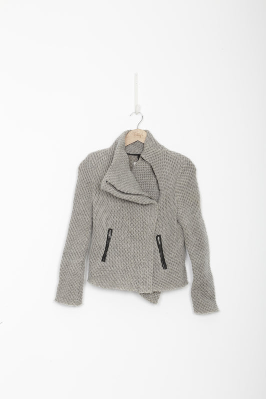 IRO Womens Grey Jacket Size 1